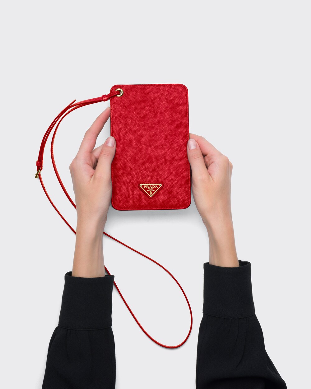 Saffiano Leather Smartphone Case 