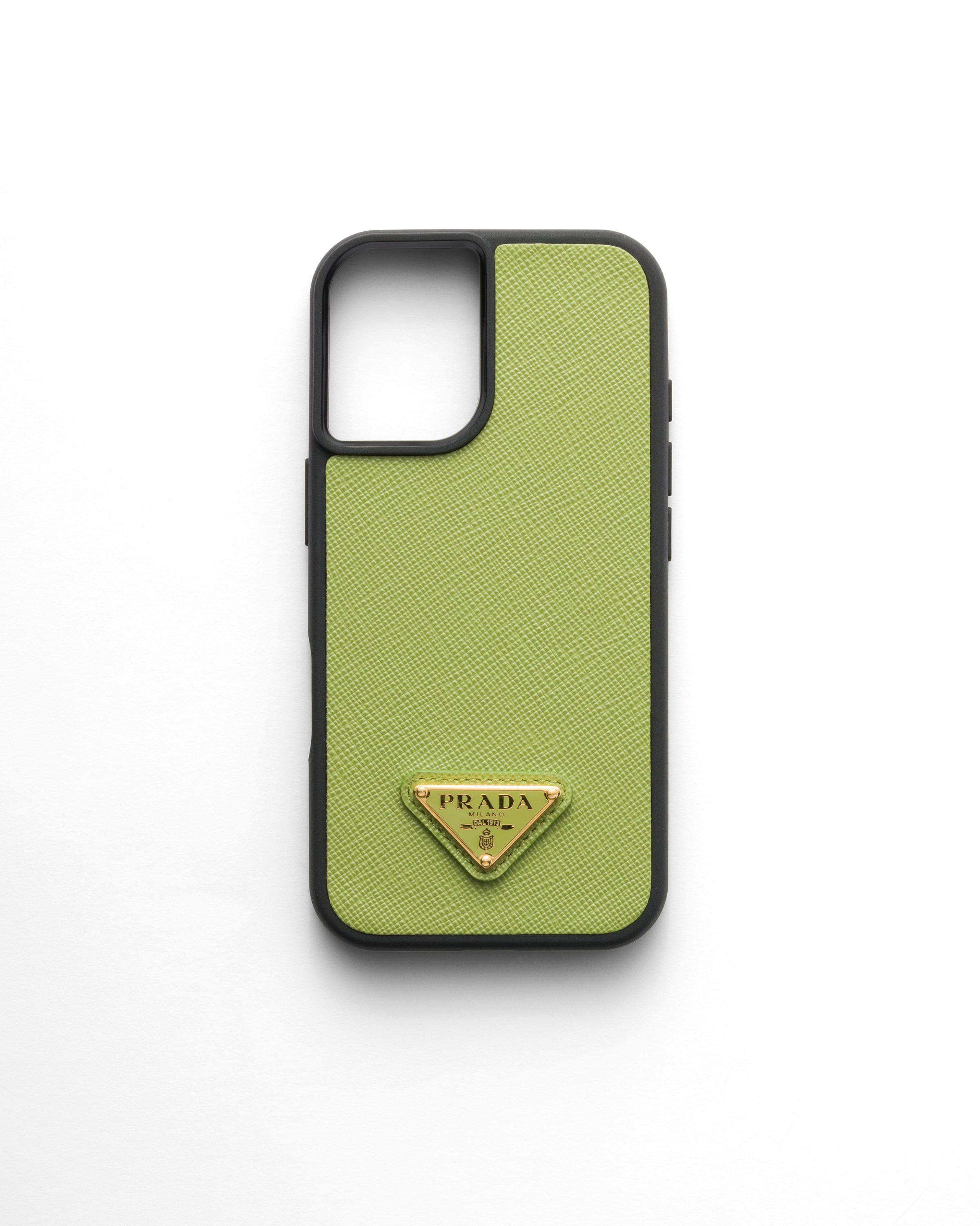 Prada Cover In Saffiano Per Iphone 16, Donna, Prato