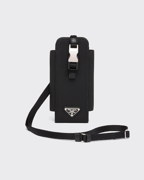 ブラック Re Nylon スマートフォンケース | Prada