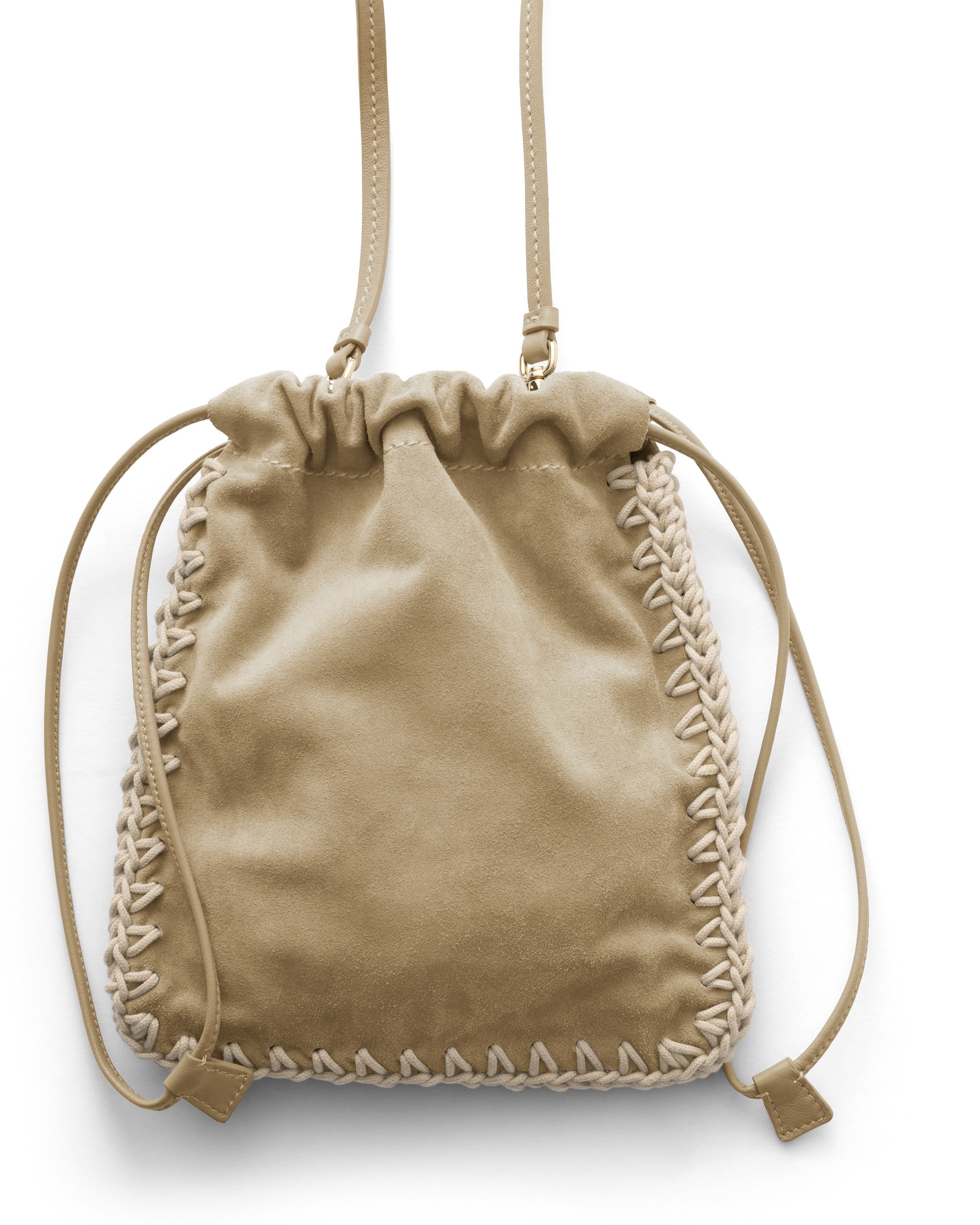 Prada Suede Smartphone Case In Neutral