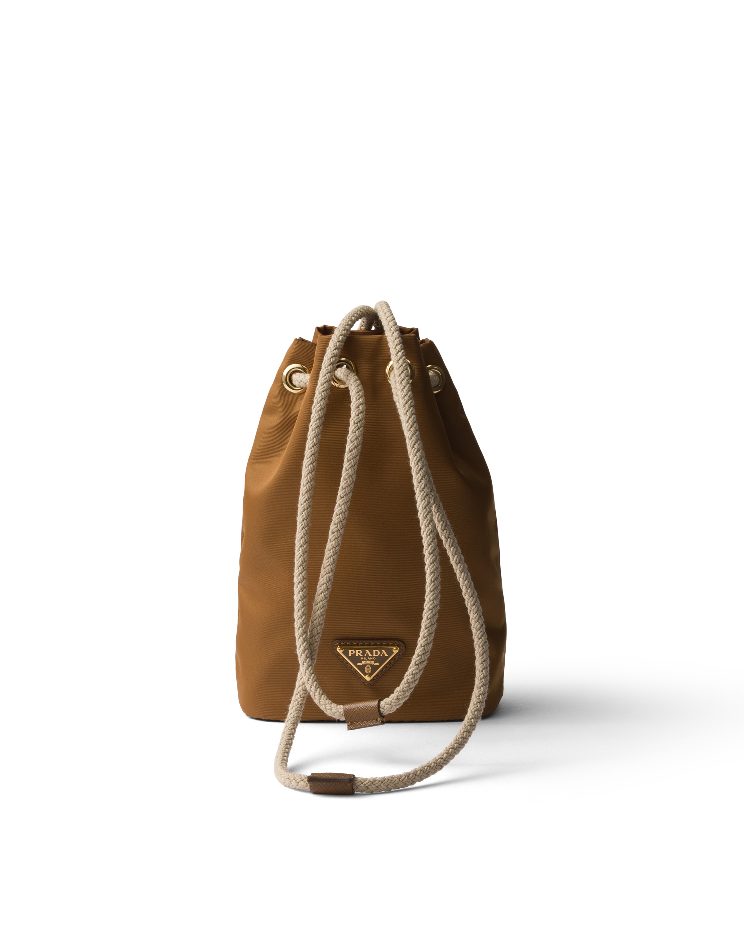 Prada Re-nylon Smartphone Case In Brown