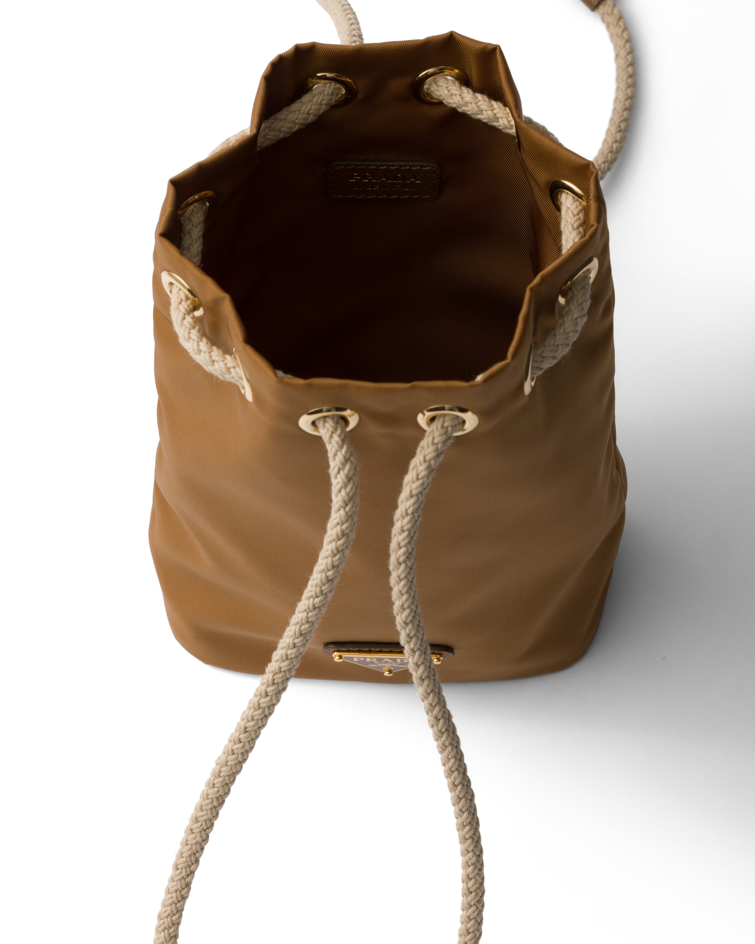 Prada Re-nylon Smartphone Case In Brown