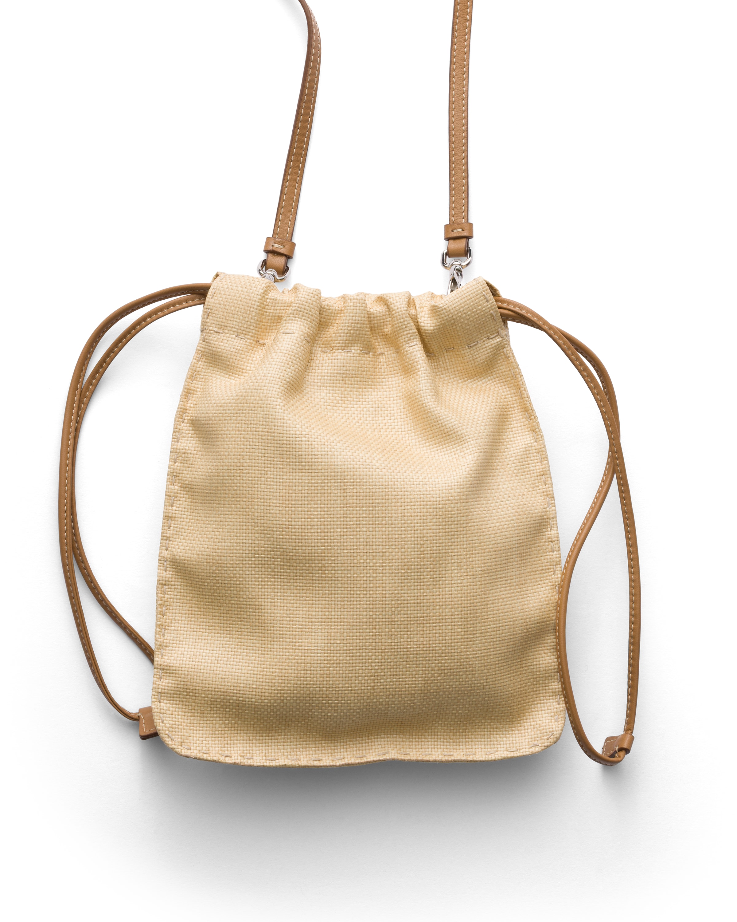 Prada Embroidered Canvas Smartphone Case In Neutral