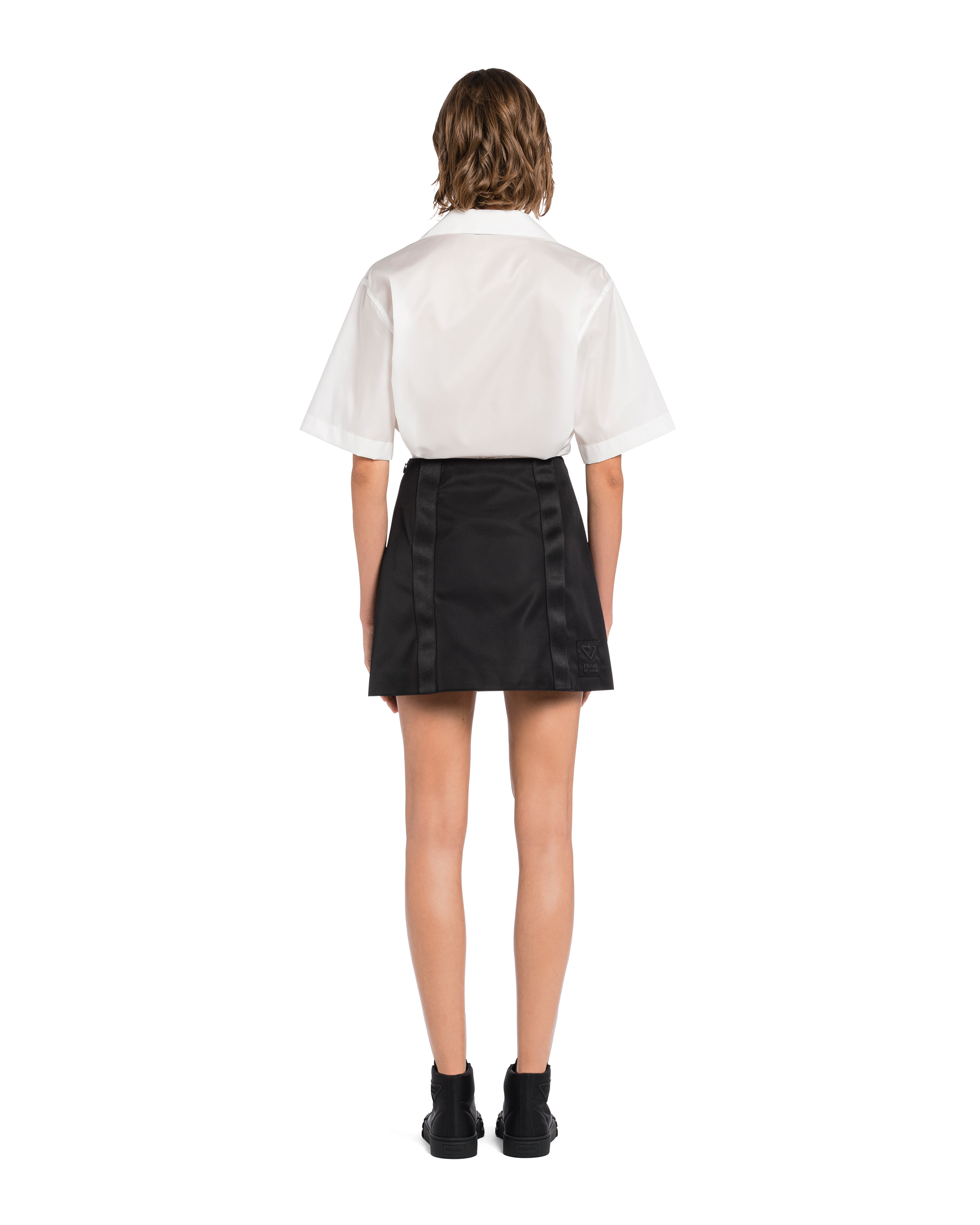 Re Nylon ギャバジン ミニスカート