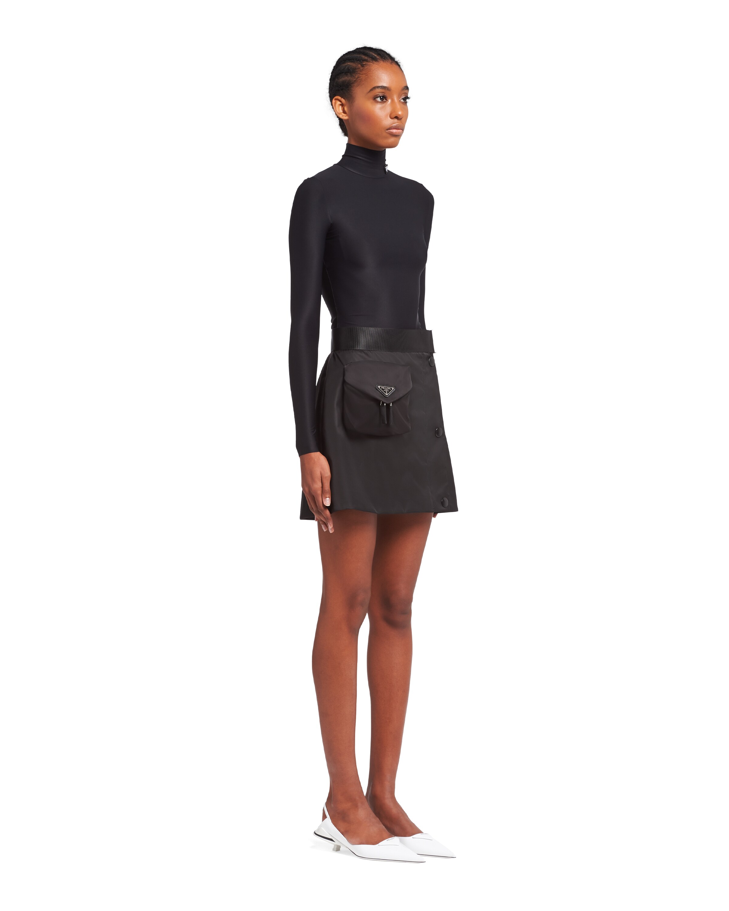 Prada re nylon skirt clearance