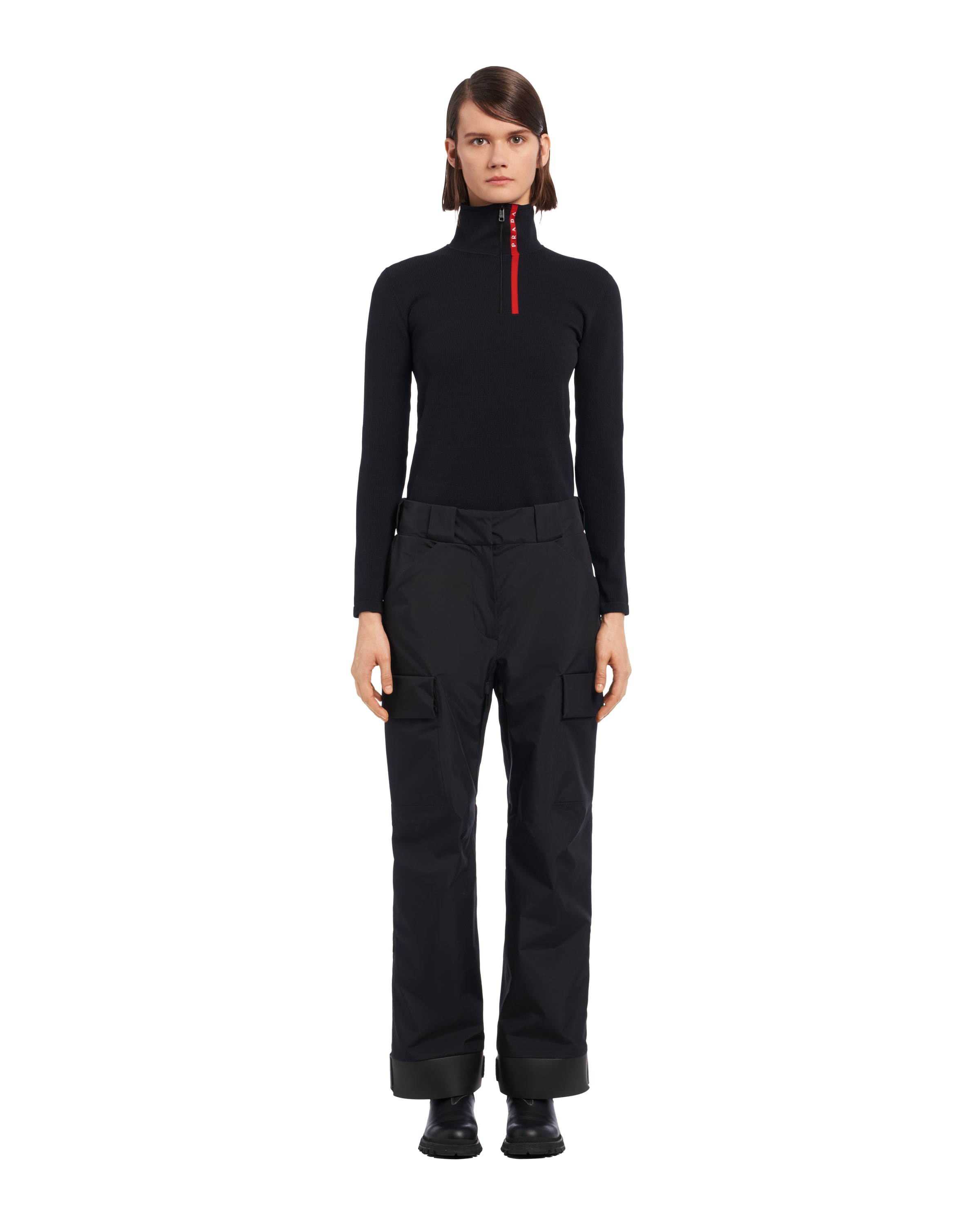 Black GORETEX snowboard pants Prada
