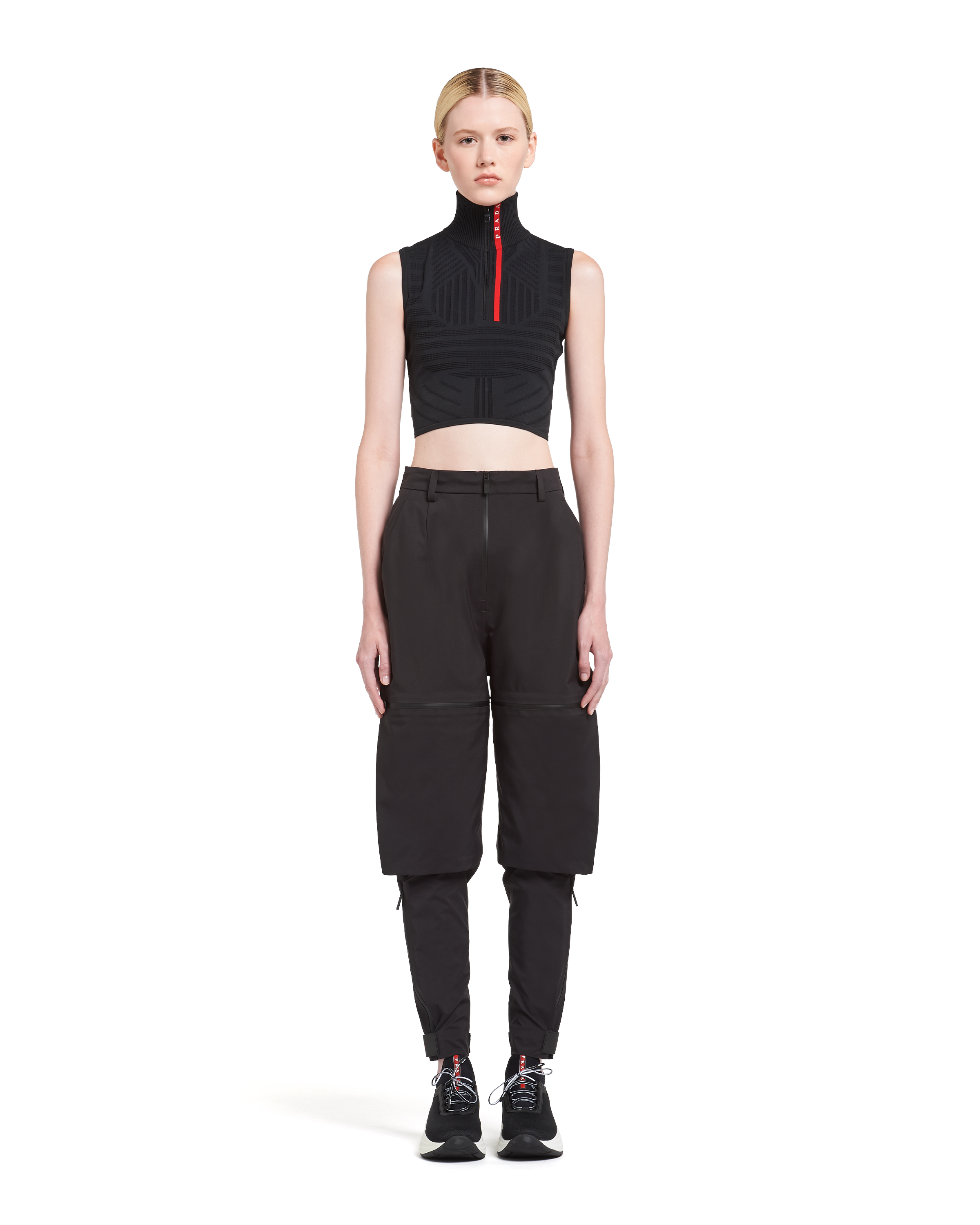 PRADA ブラック スラックス GORE-TEX Black GORE-TEX PRO pants | PRADA