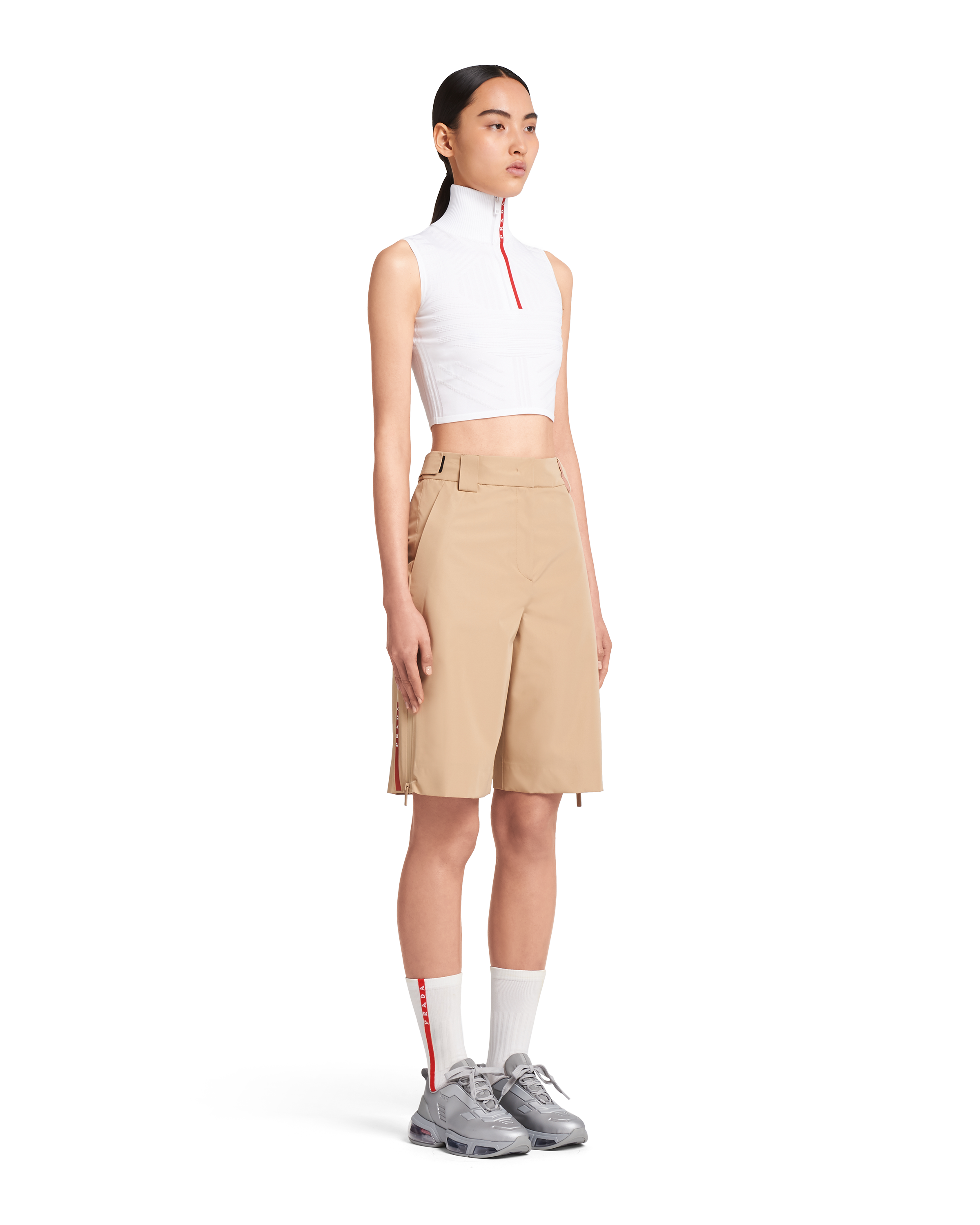 Prada Bermuda over in tela tecnica 3