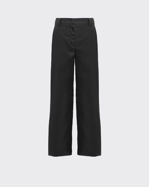 Prada Re-Nylon gabardine trousers 1
