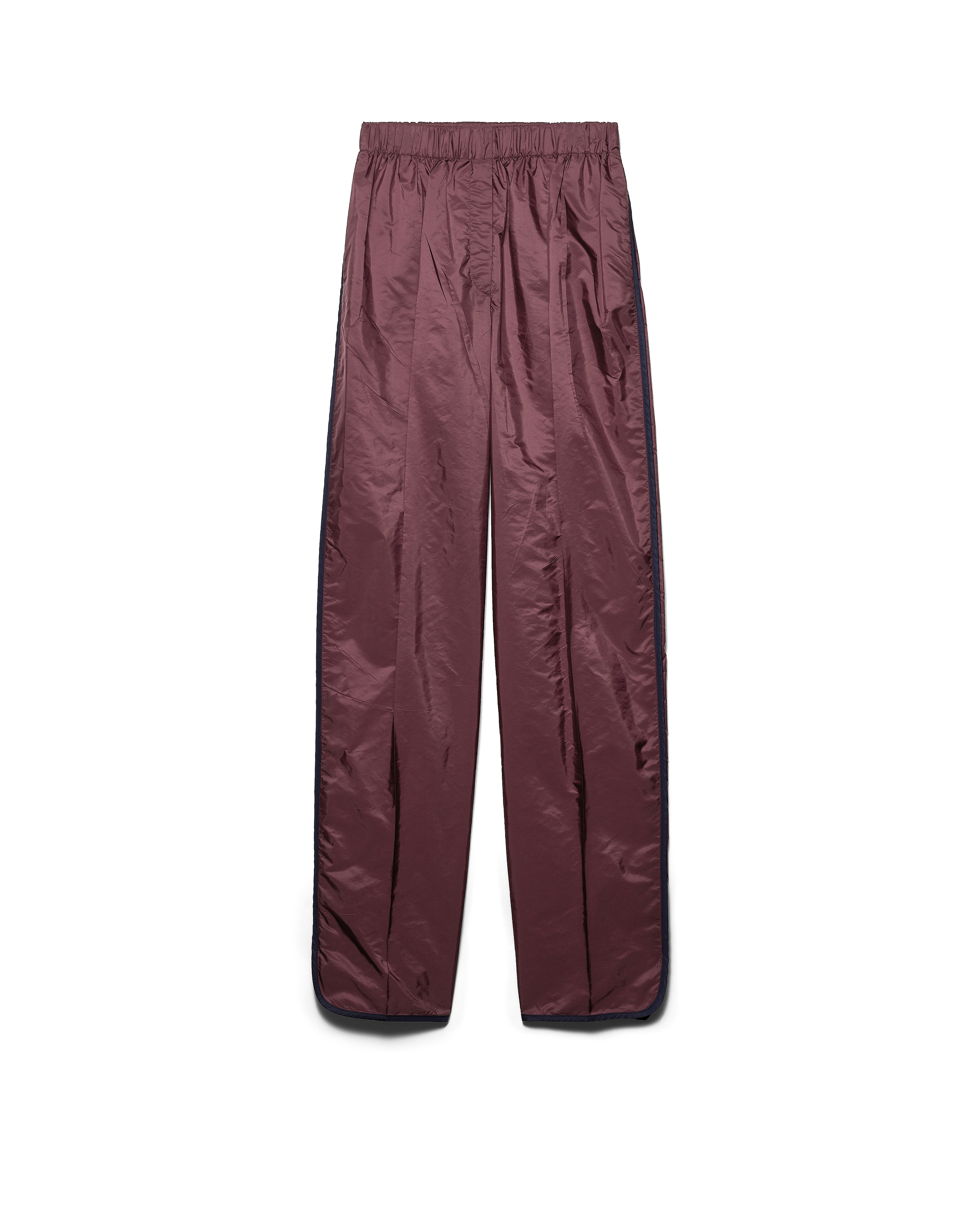 Prada Re-nylon Pants In Brown