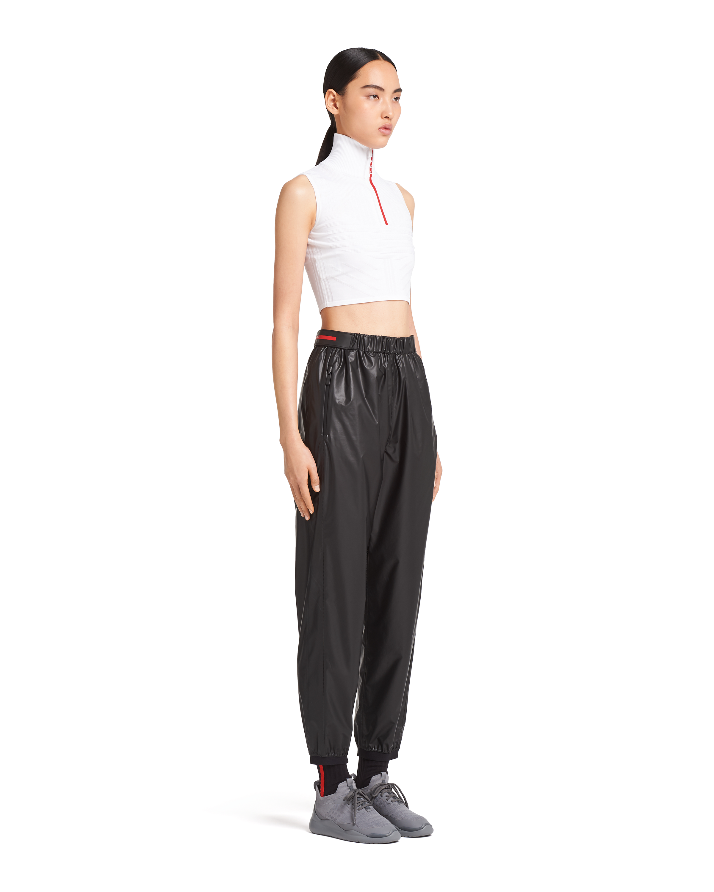 Prada Pantaloni ampi in Nylon Light 3