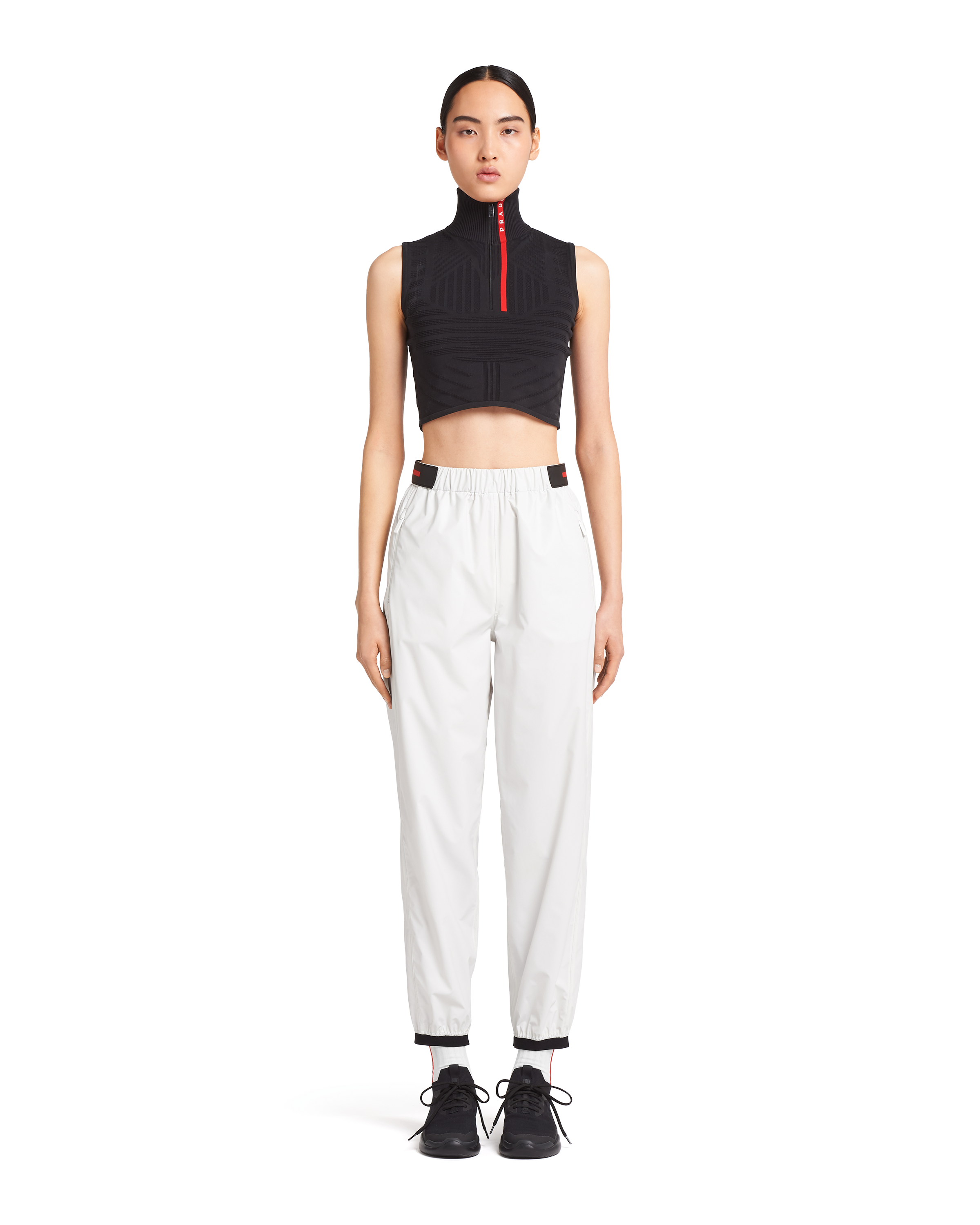 Prada Pantaloni ampi in Nylon Light 2