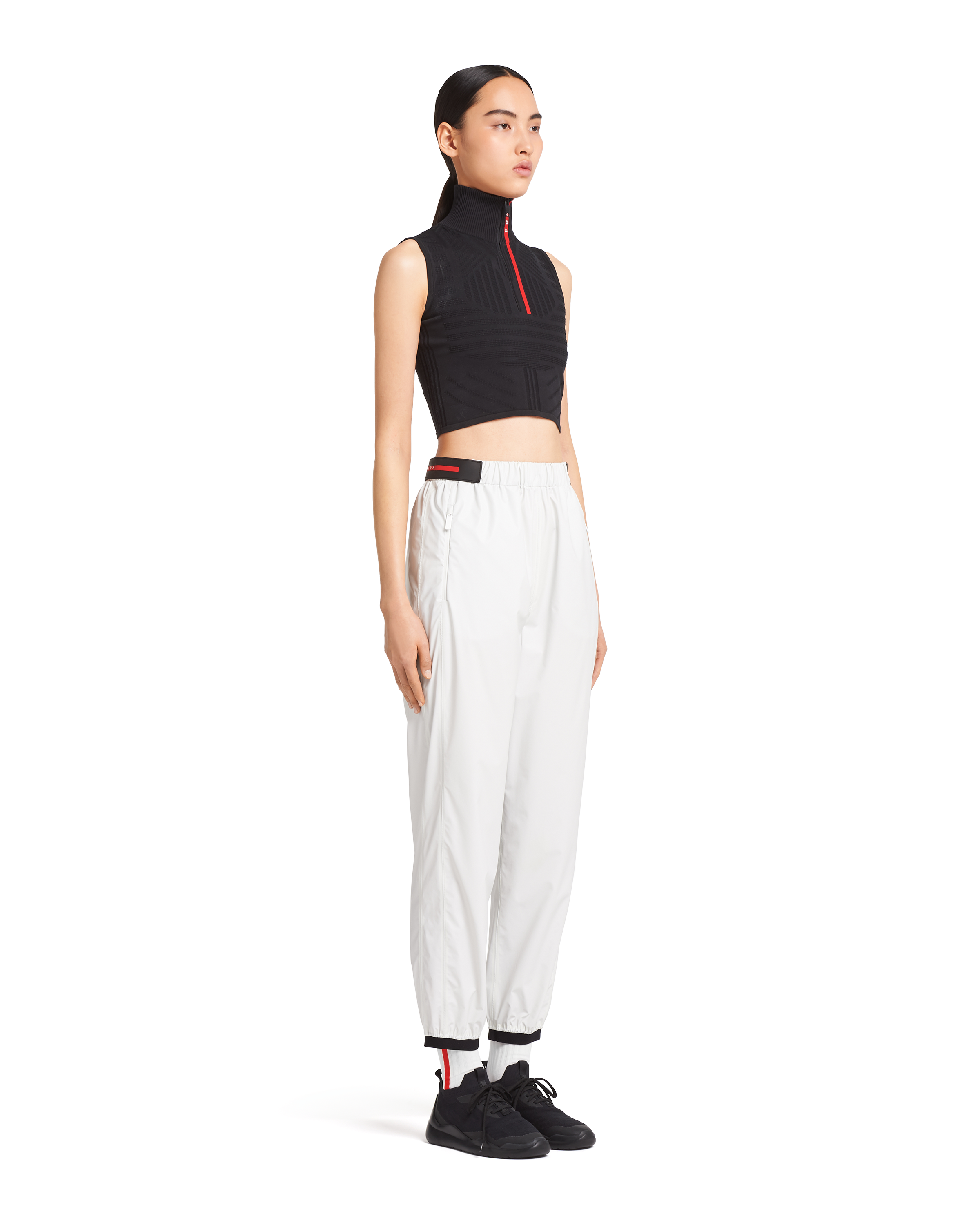 Prada Pantaloni ampi in Nylon Light 3
