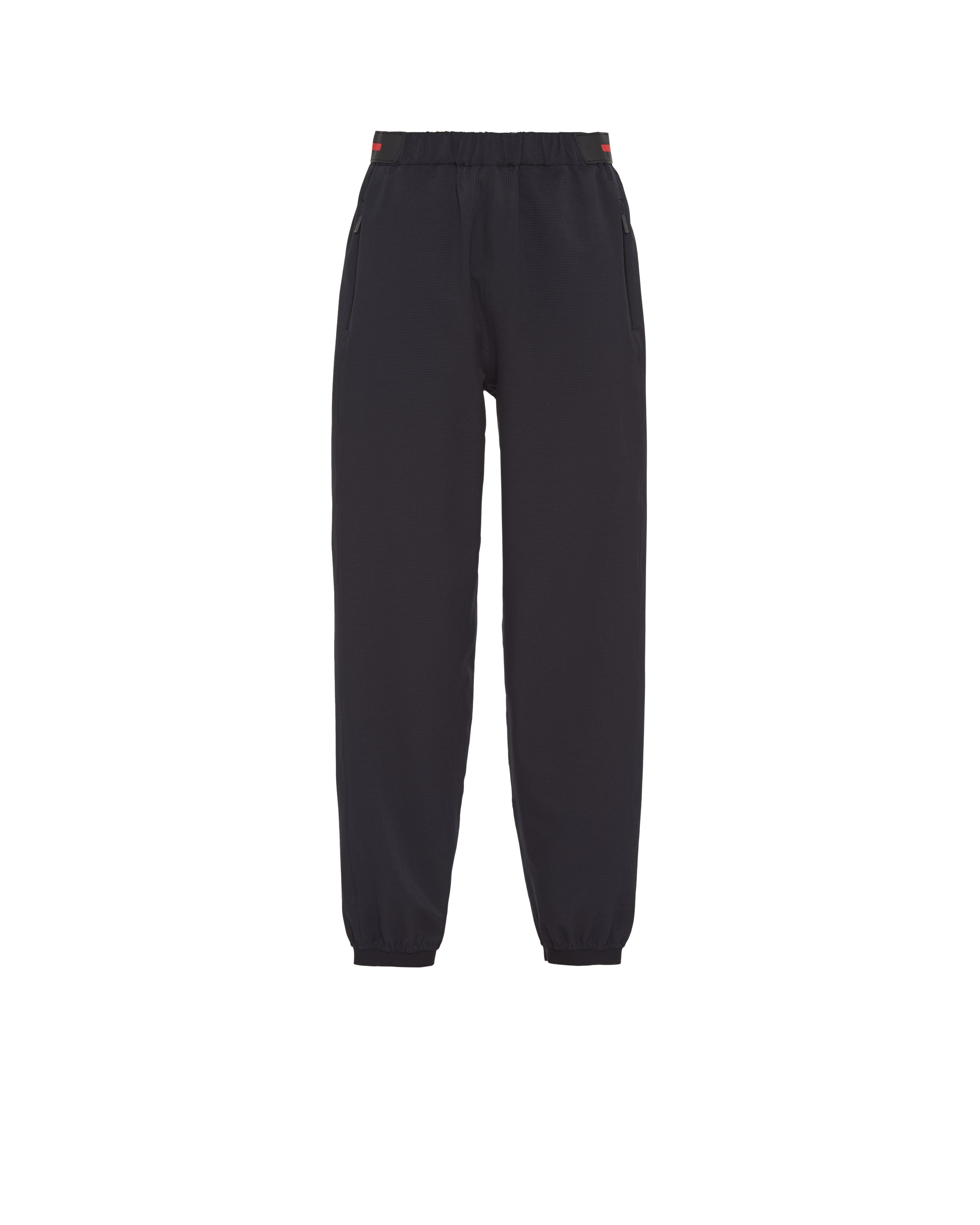 Prada Burgundy Wide Leg Technical Zip Shorts – Large