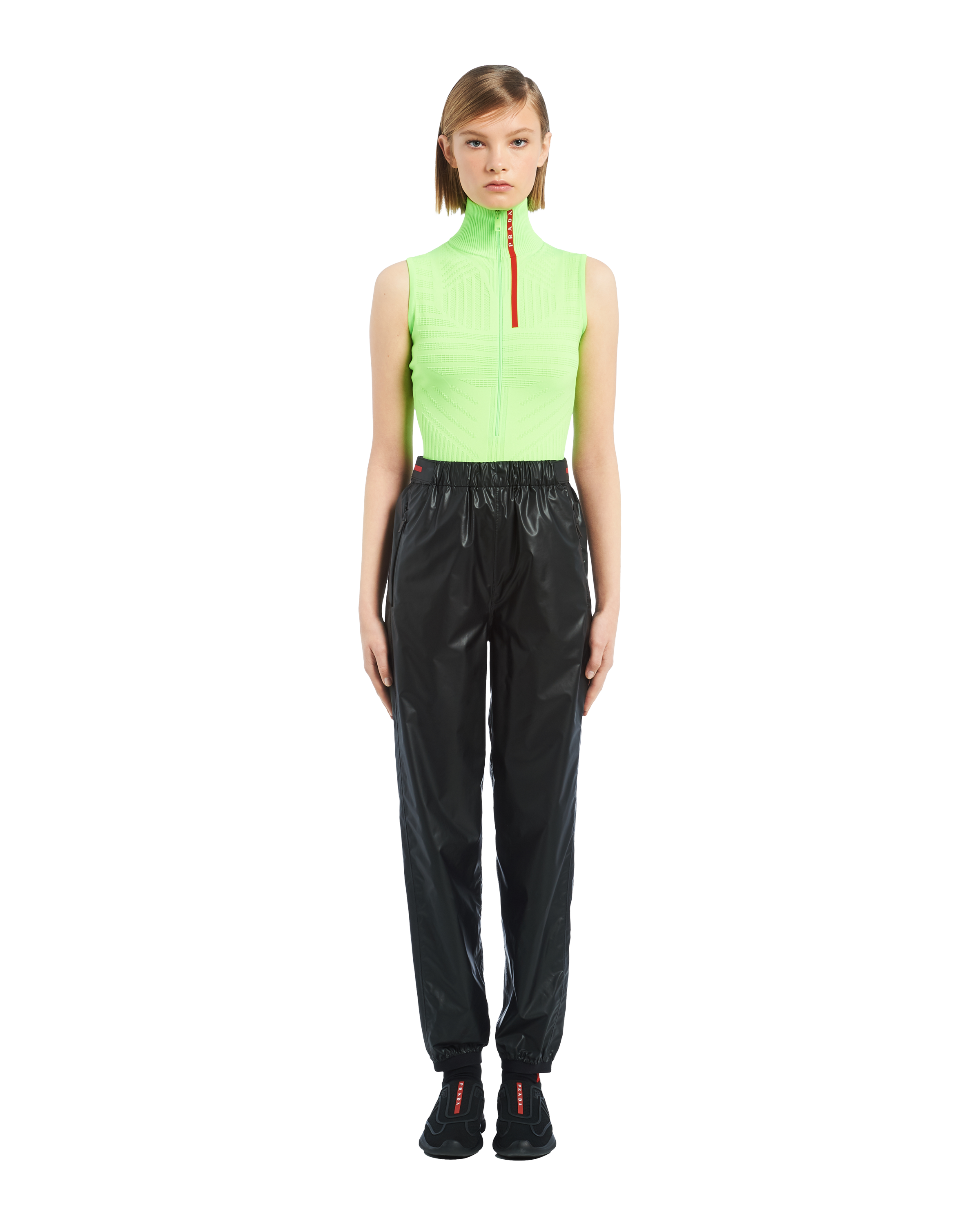 Wide leg nylon pants Clearance