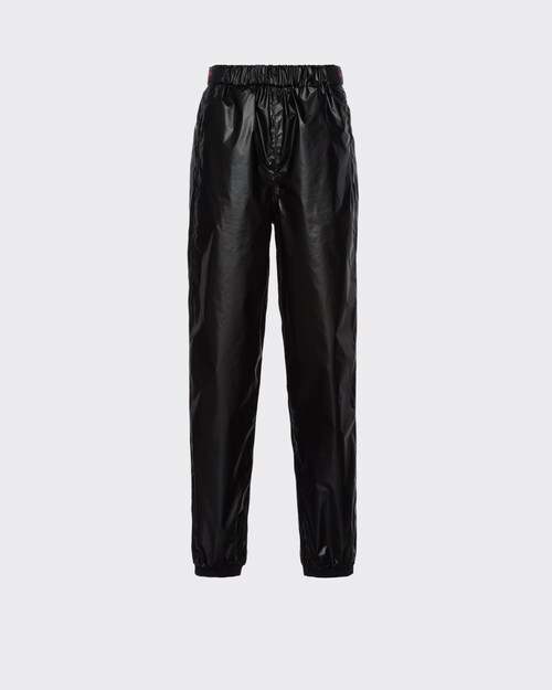 Prada Light Nylon wide-leg pants 1