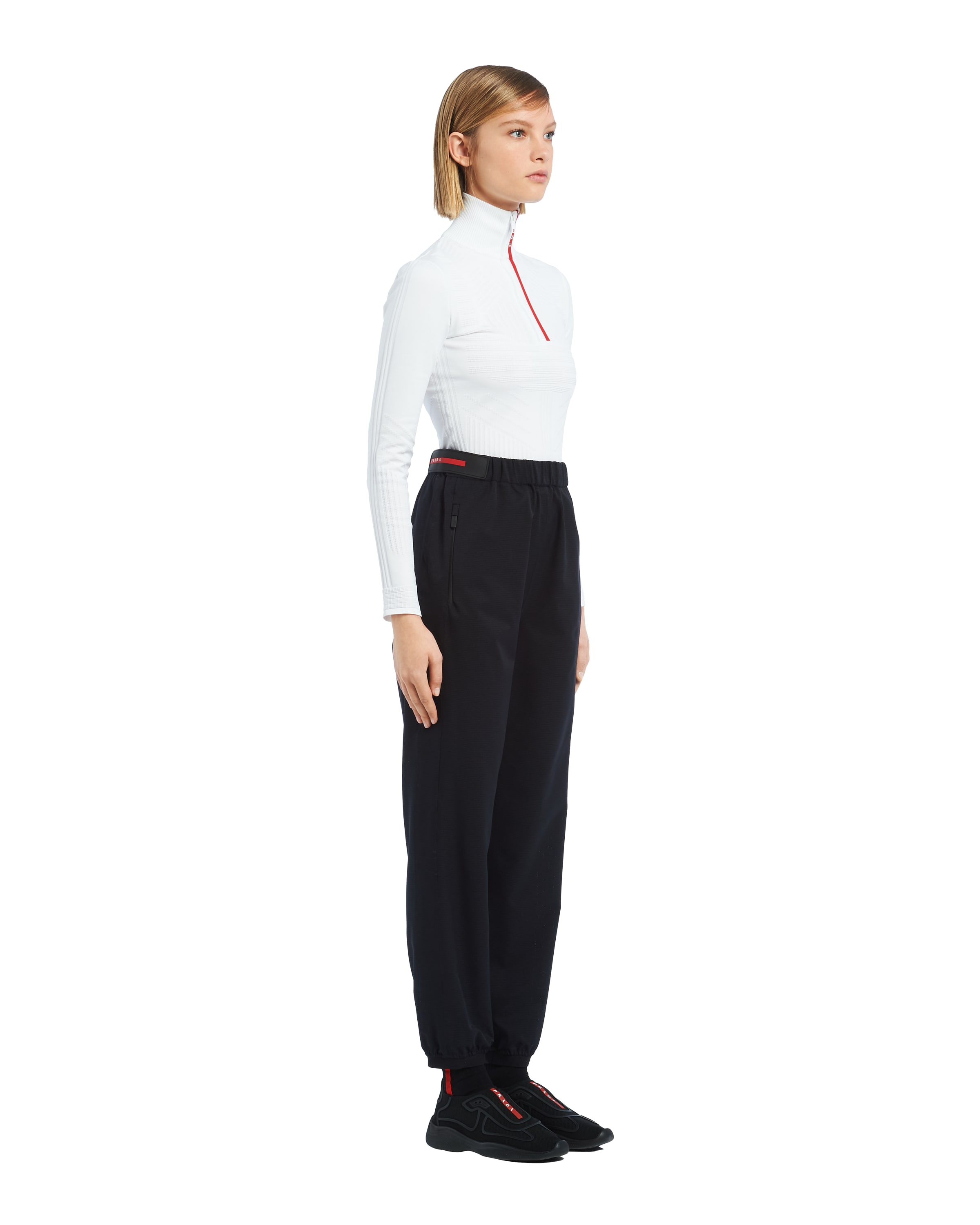 Prada Black Nylon Joggers (Workout Pants)