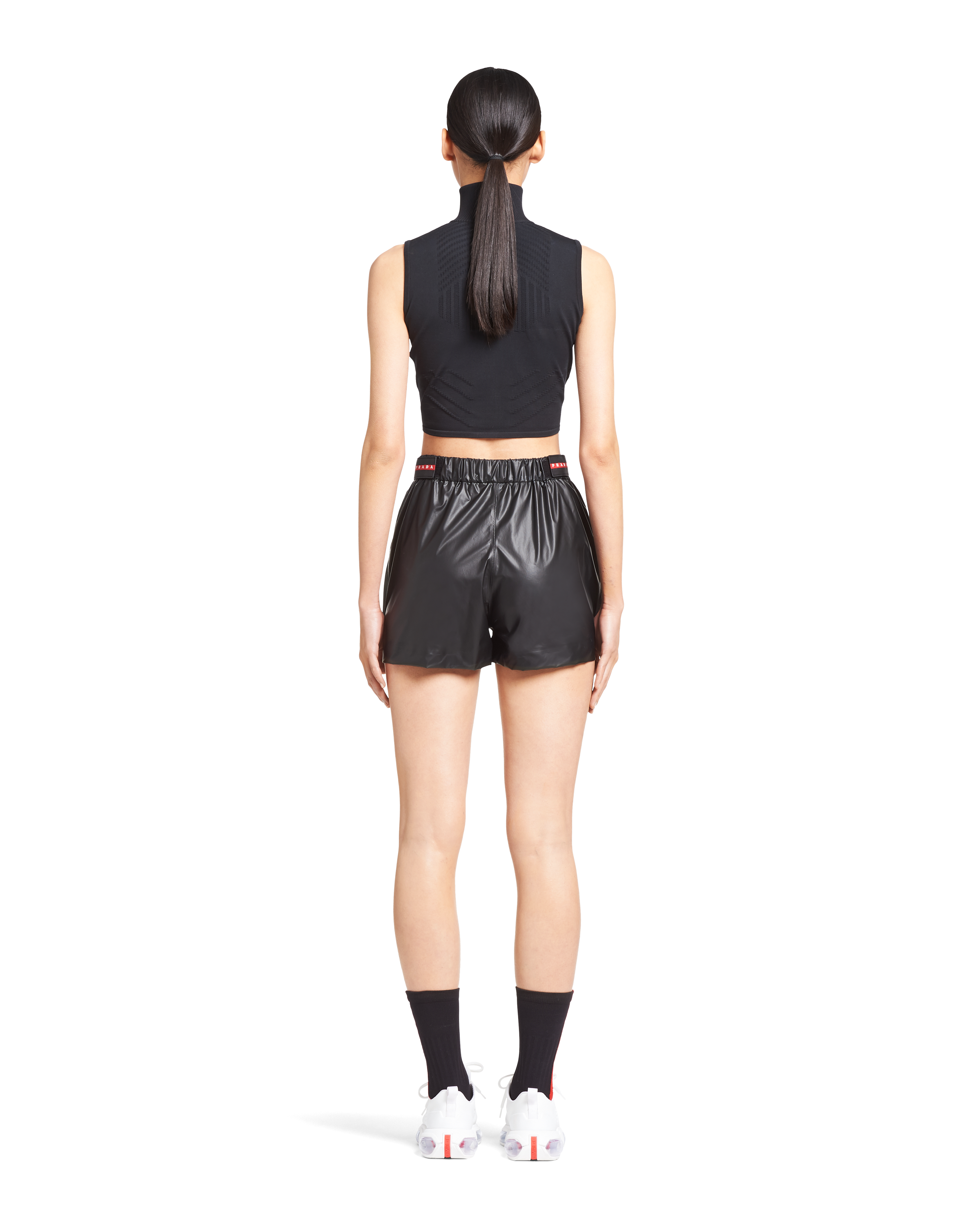 ブラック ライトRe-Nylon ショートパンツ | PRADA