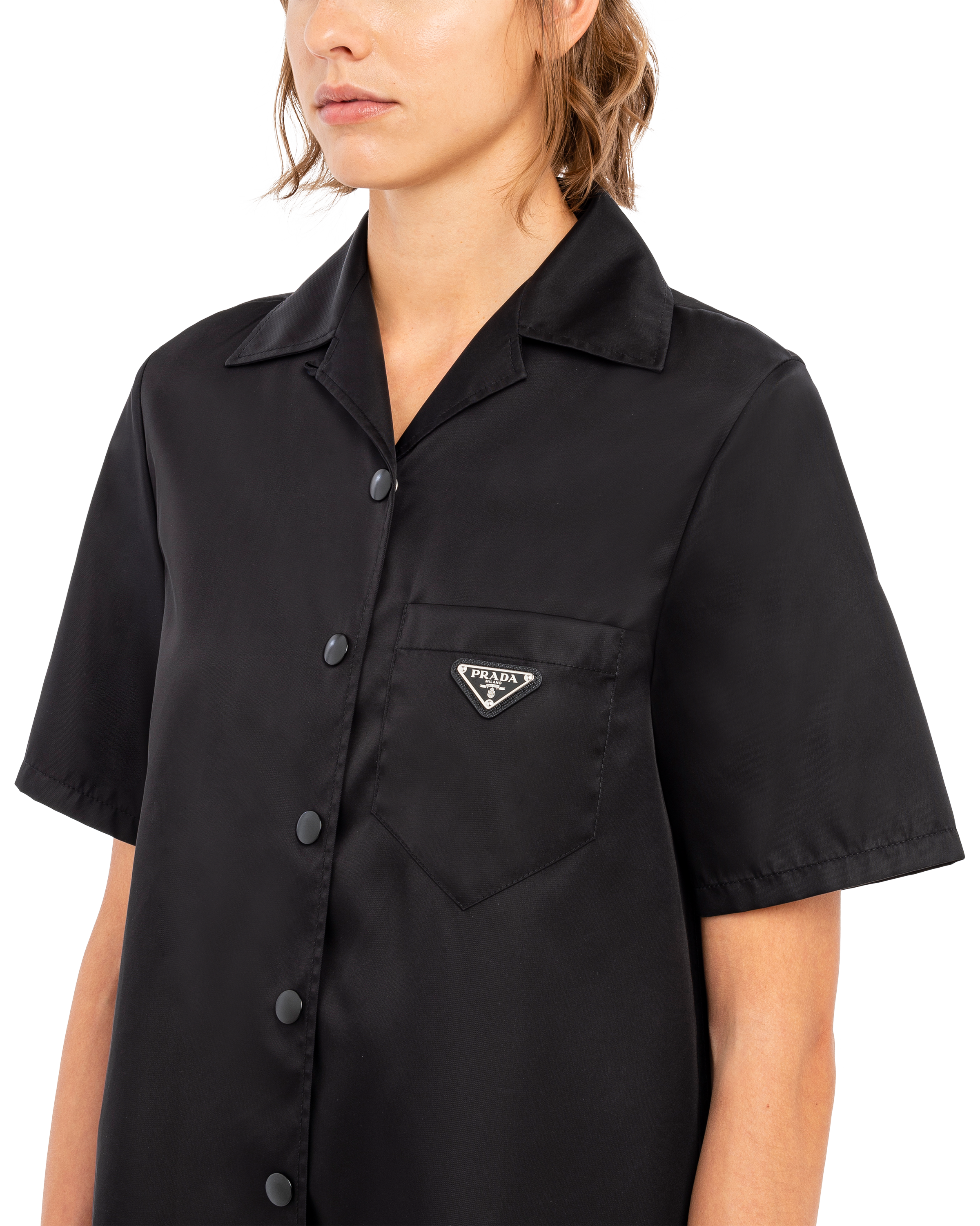 Prada Short\u002Dsleeved Re\u002DNylon gabardine dress 5
