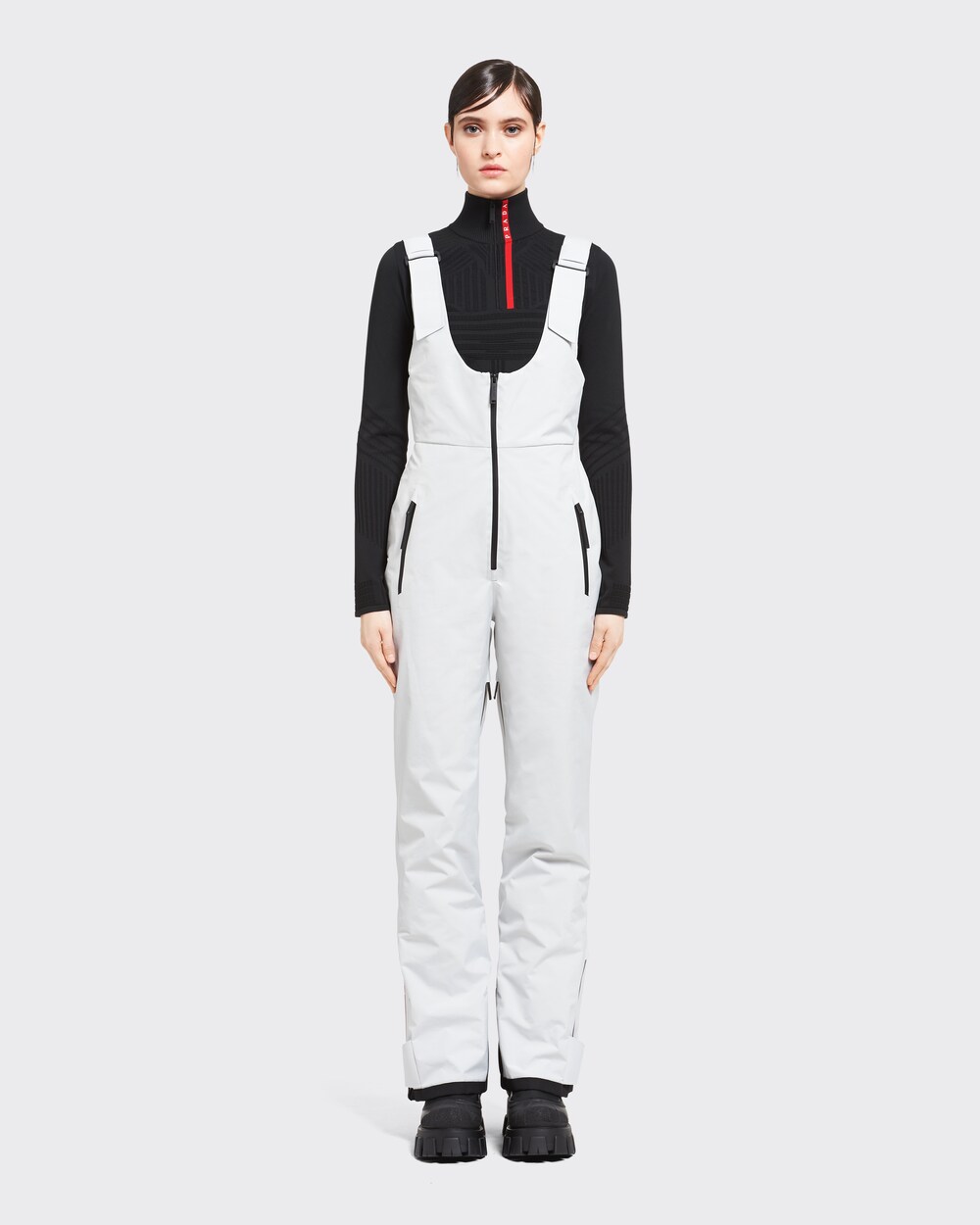 Tuta da sci con bretelle in Extreme-Tex Talco | Prada