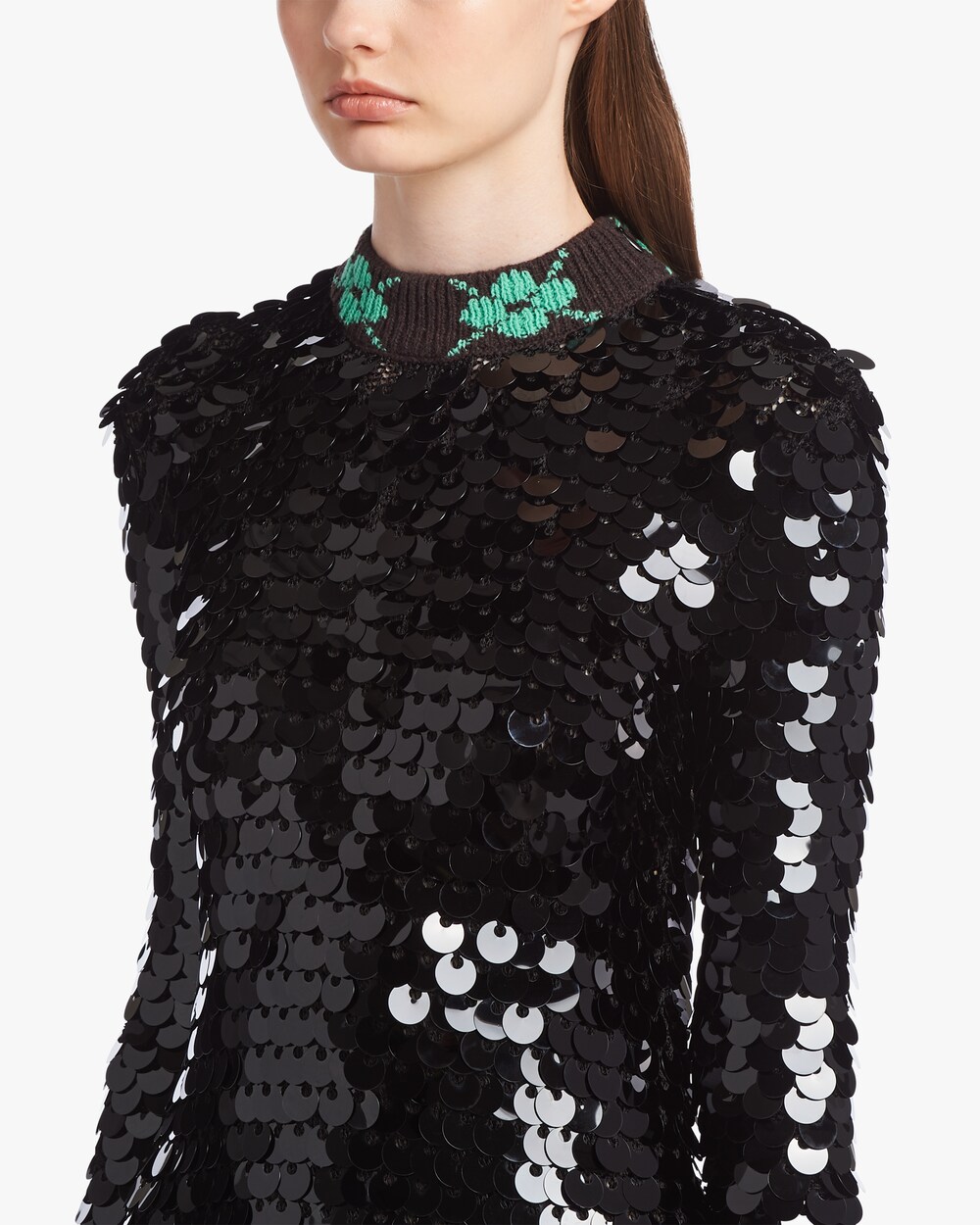 prada sequin dress