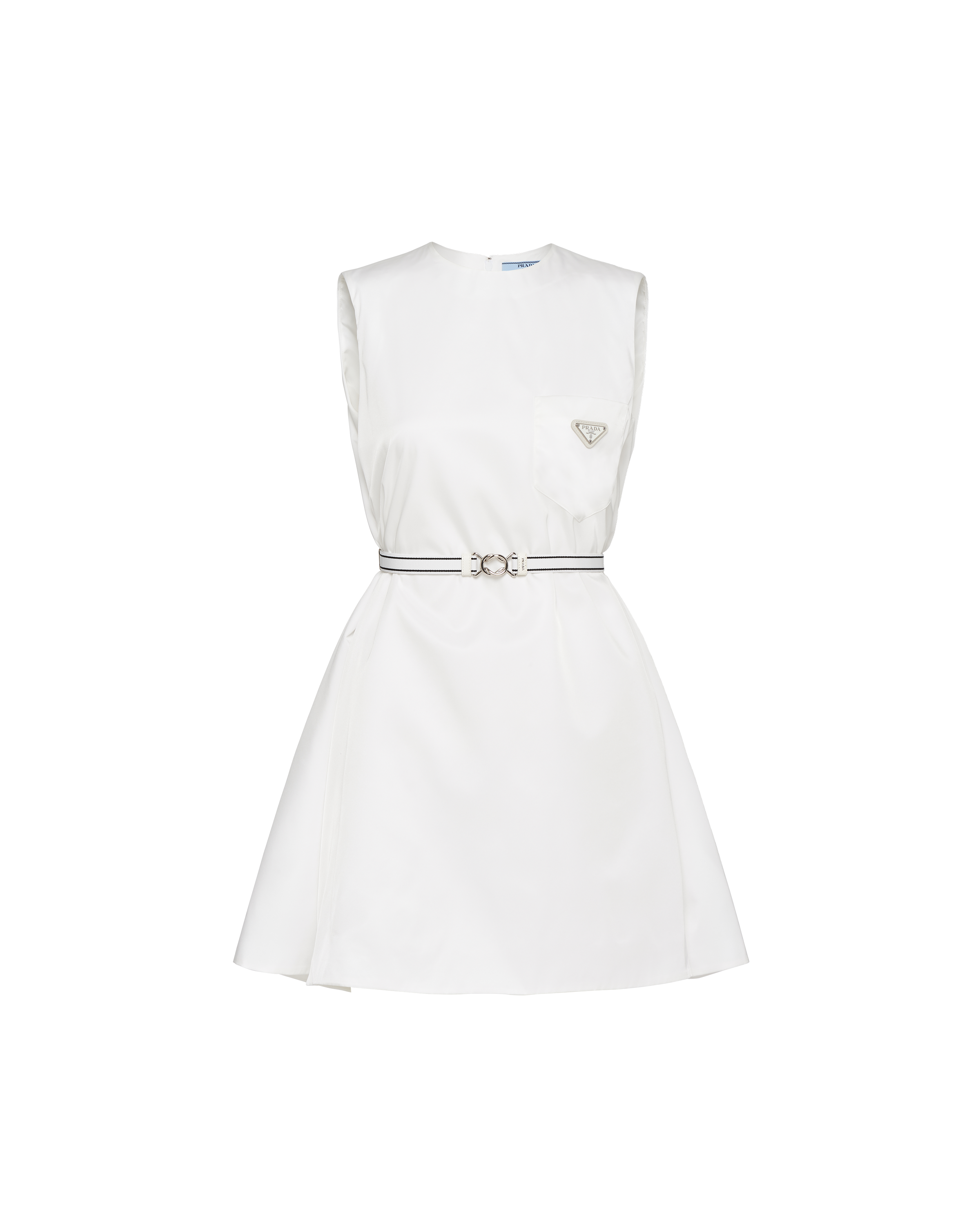 white prada dress