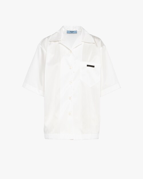 prada nylon gabardine shirt
