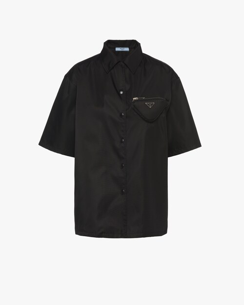 prada nylon gabardine shirt