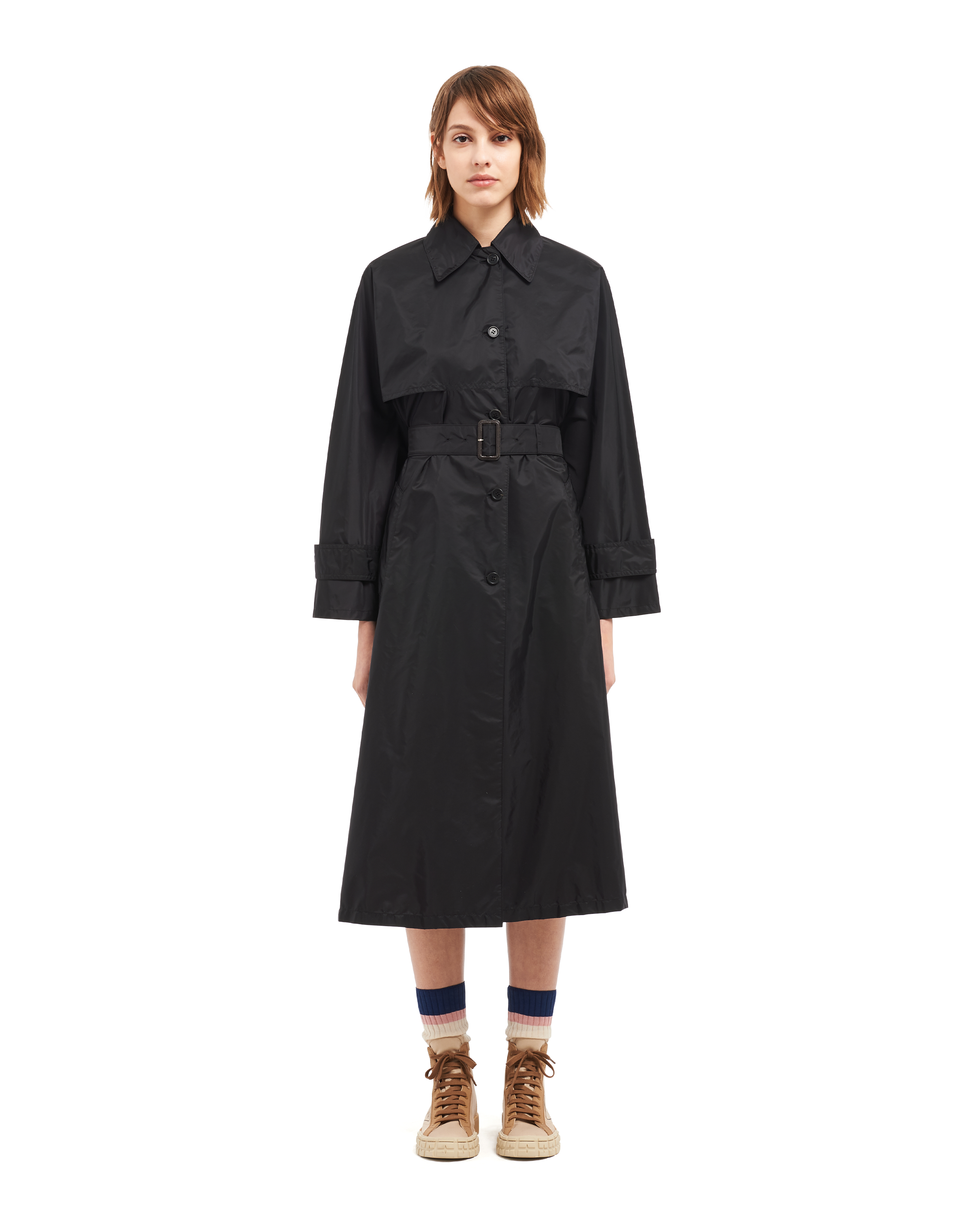 Lightweight Nylon trench coat | Prada