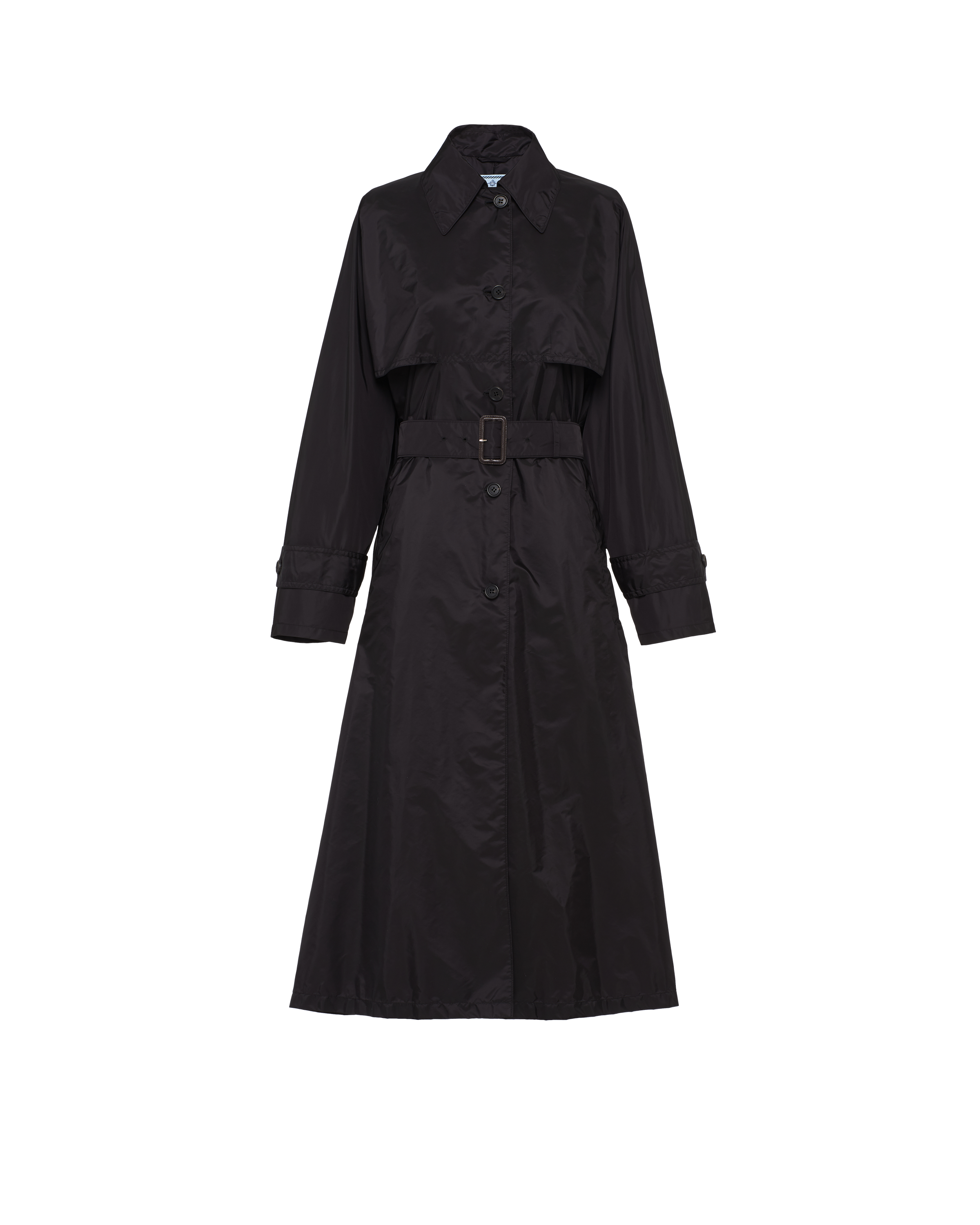 Black lightweight trench coat