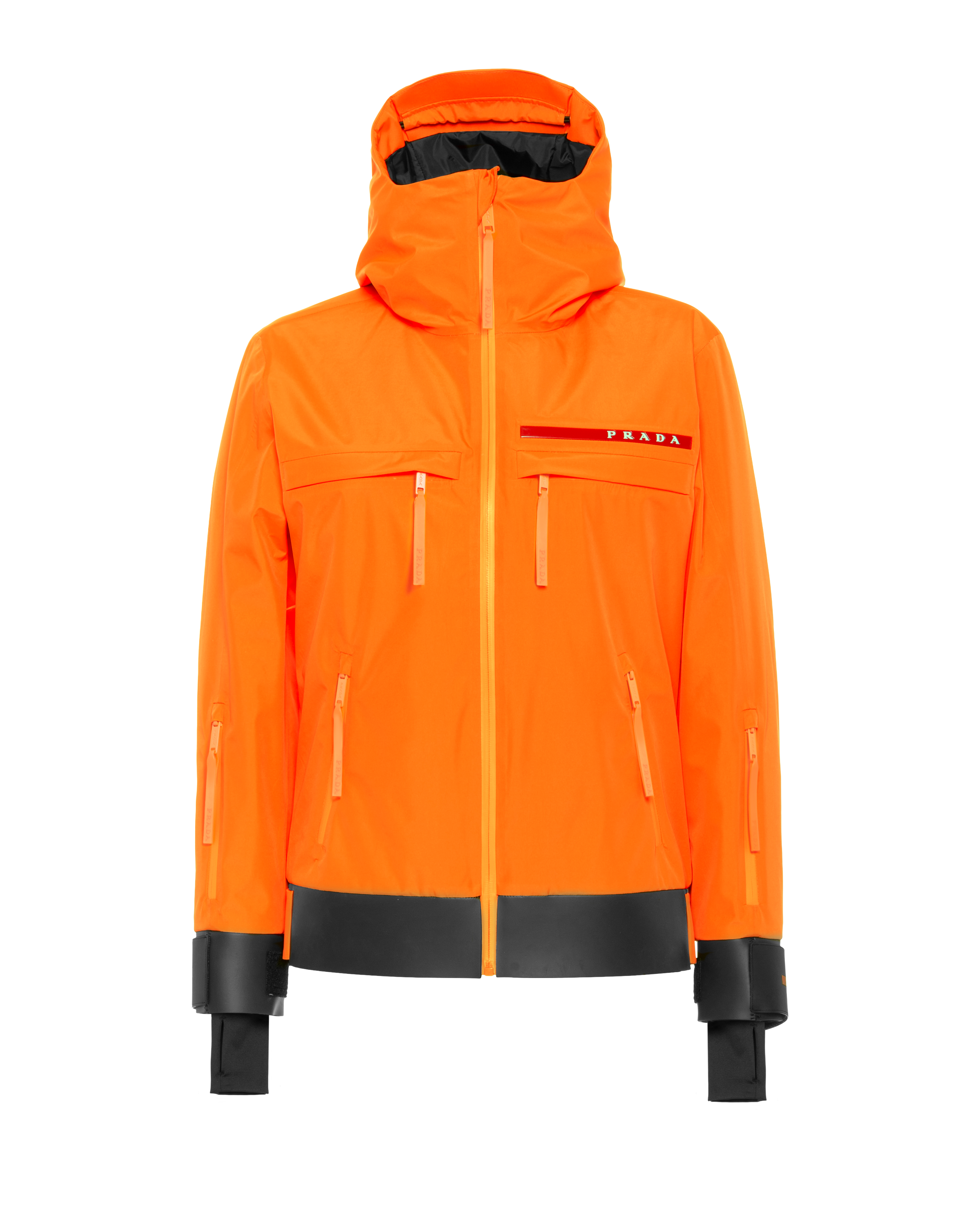 prada jacket orange