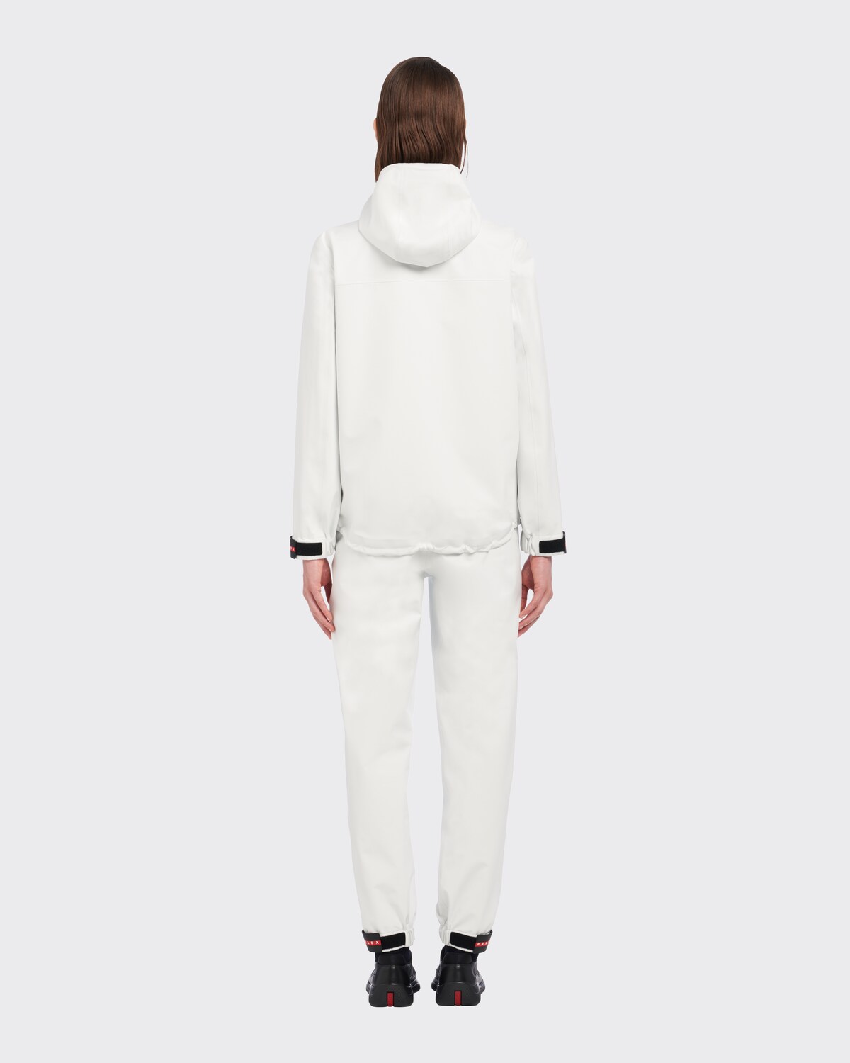 Chalk White Active Re-nylon Windbreaker | PRADA