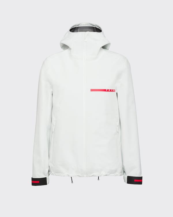 Chalk White Active Re-Nylon windbreaker | PRADA