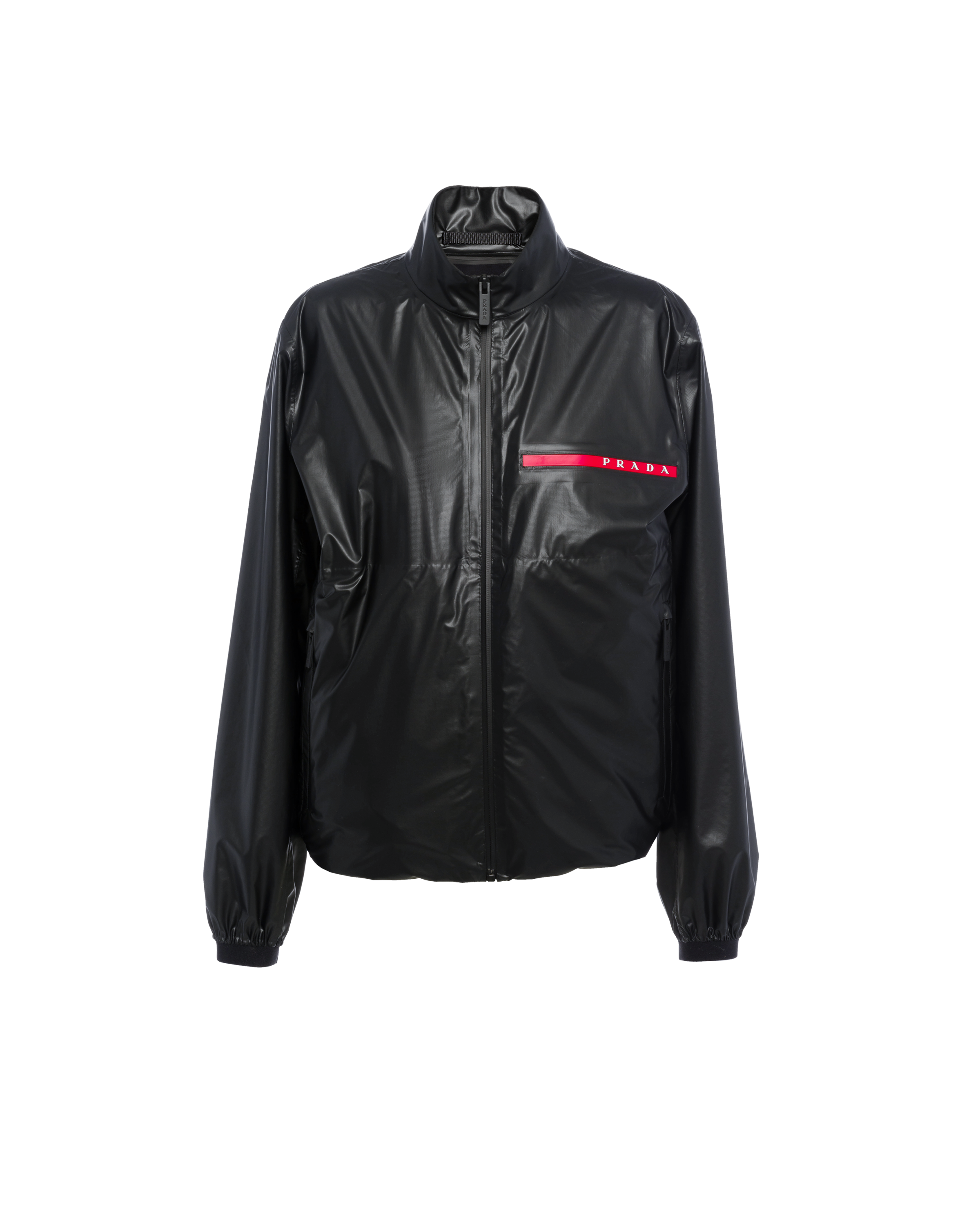 Prada Light Nylon Jacket In Black