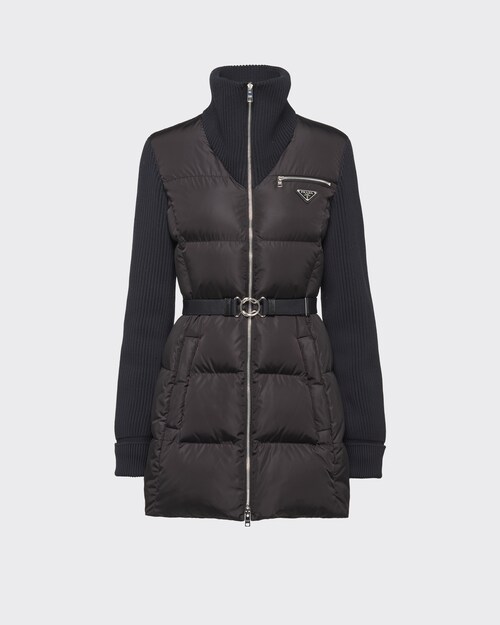 prada nylon padded jacket