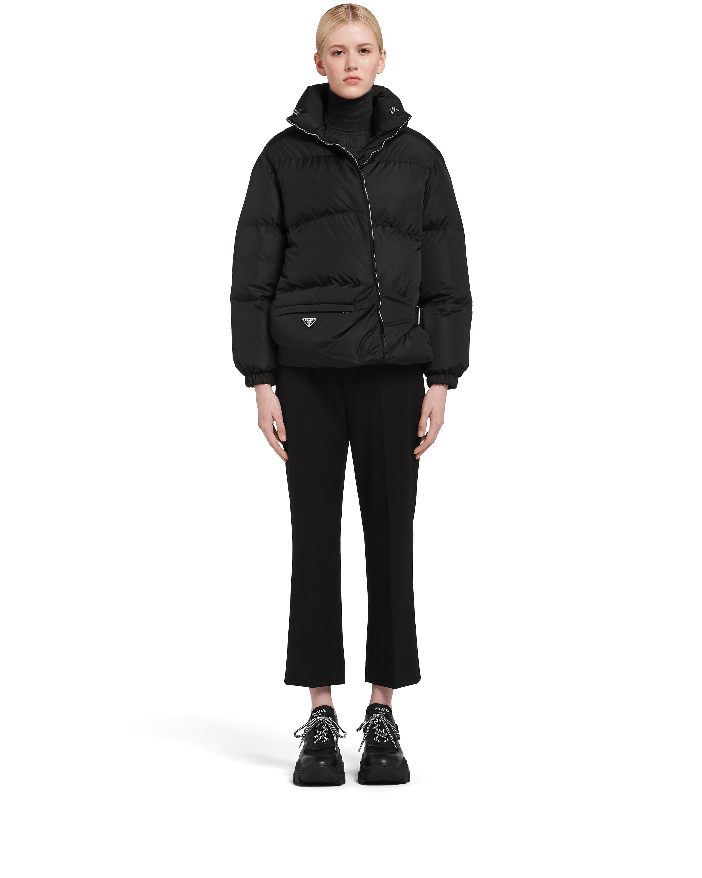 prada down jacket womens