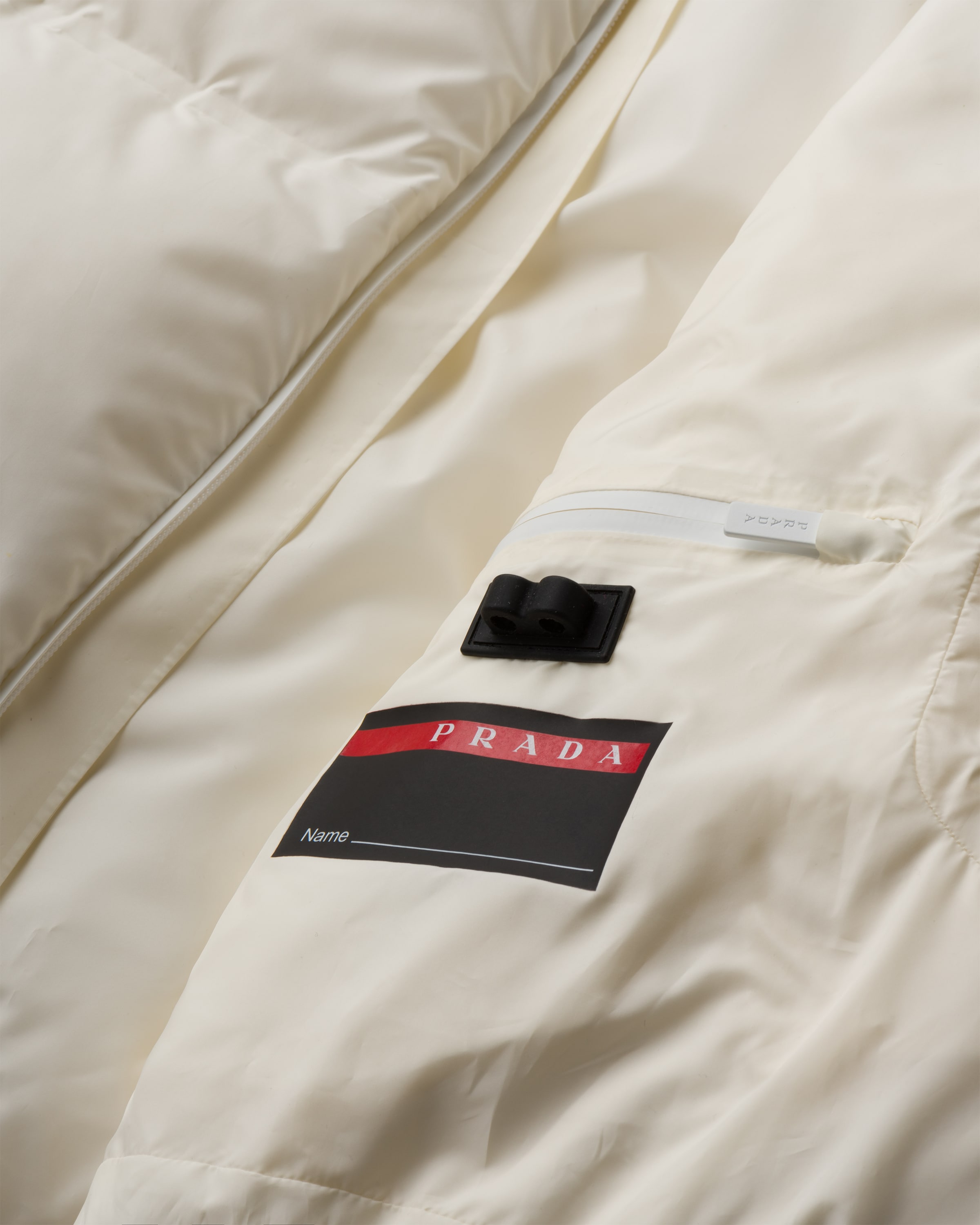 nylon puffer jacket prada