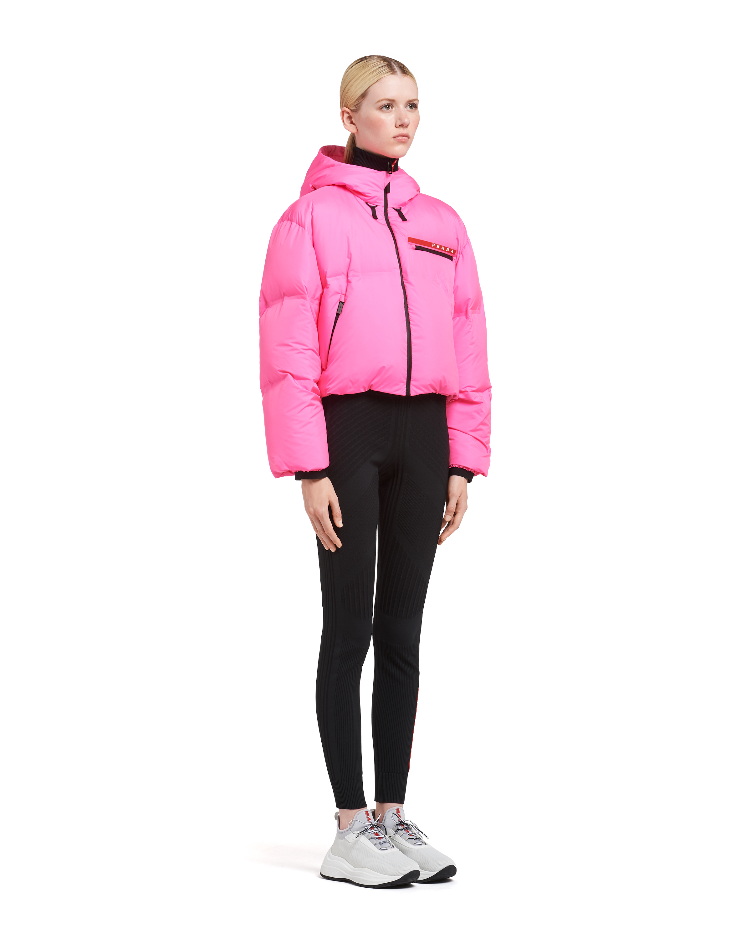 Pink prada coat discount