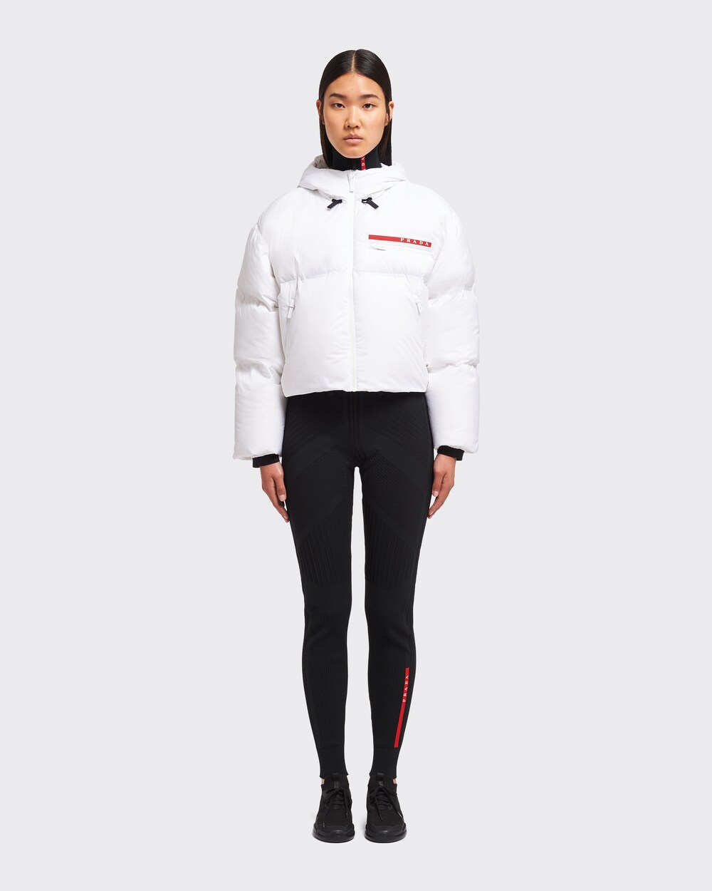 Prada sport puffer coat clearance