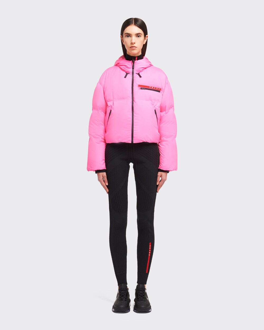 pink polyester jacket