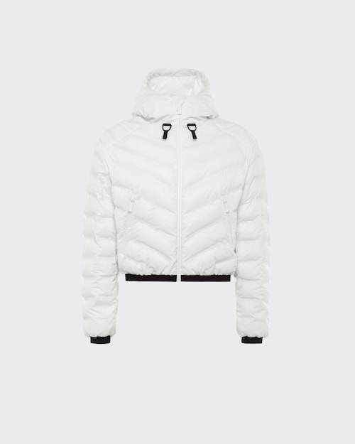 Prada Light Nylon hooded puffer jacket 1