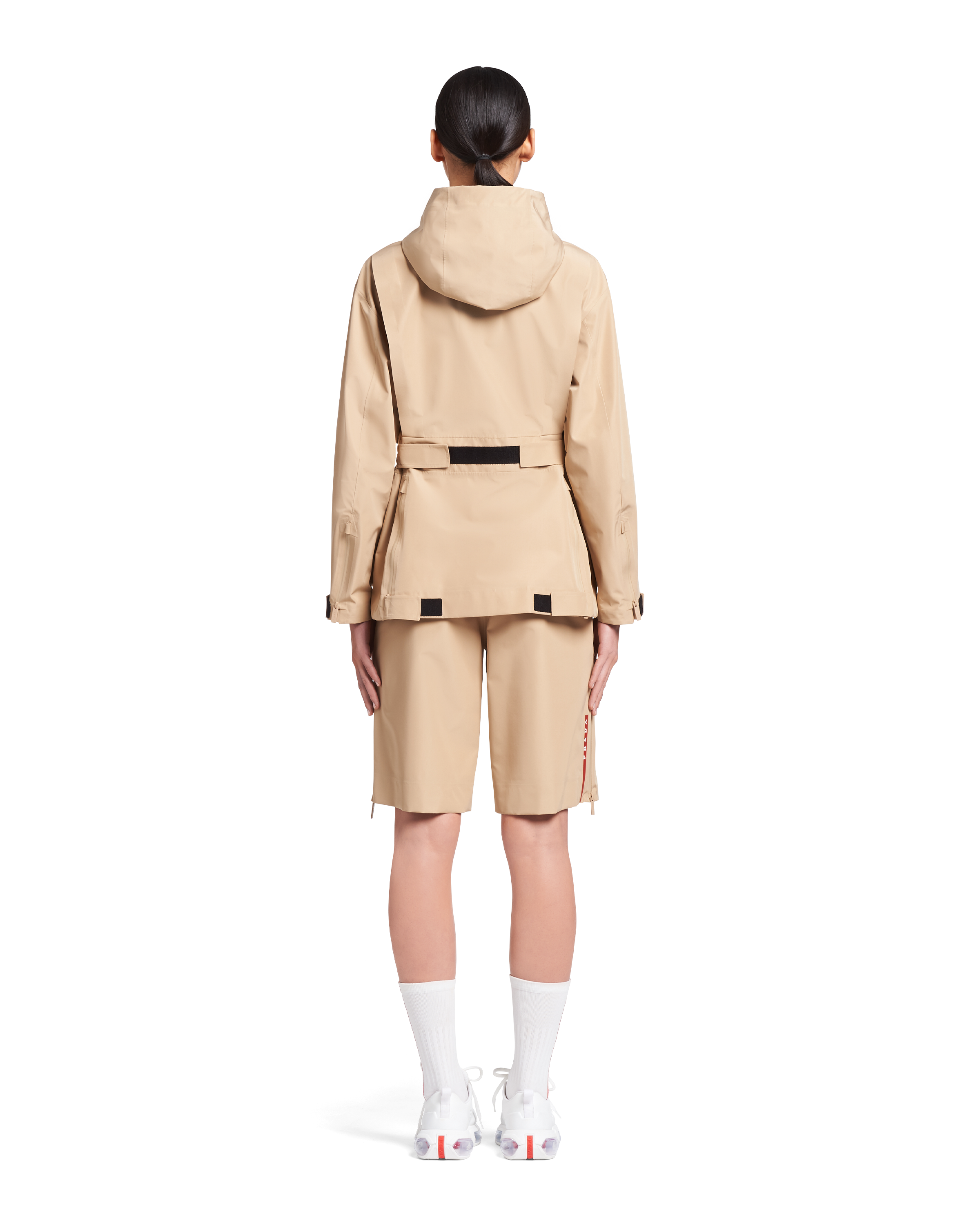 Prada Technical fabric rain jacket 4