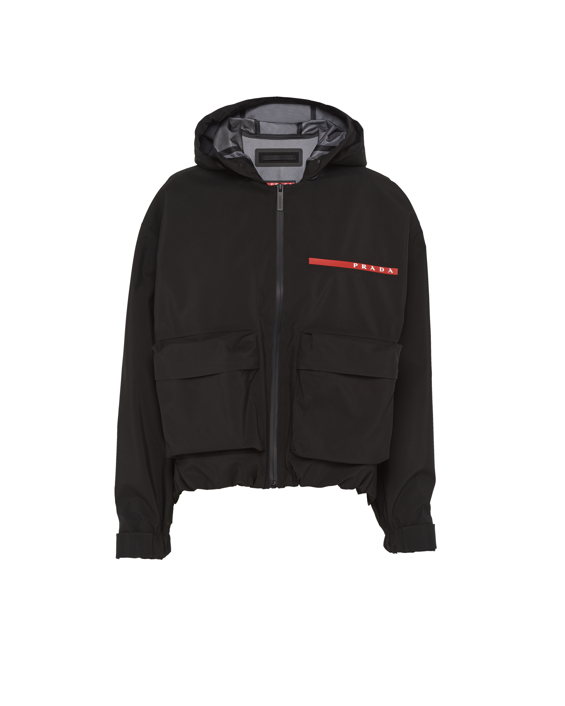 prada padded technical fabric jacket