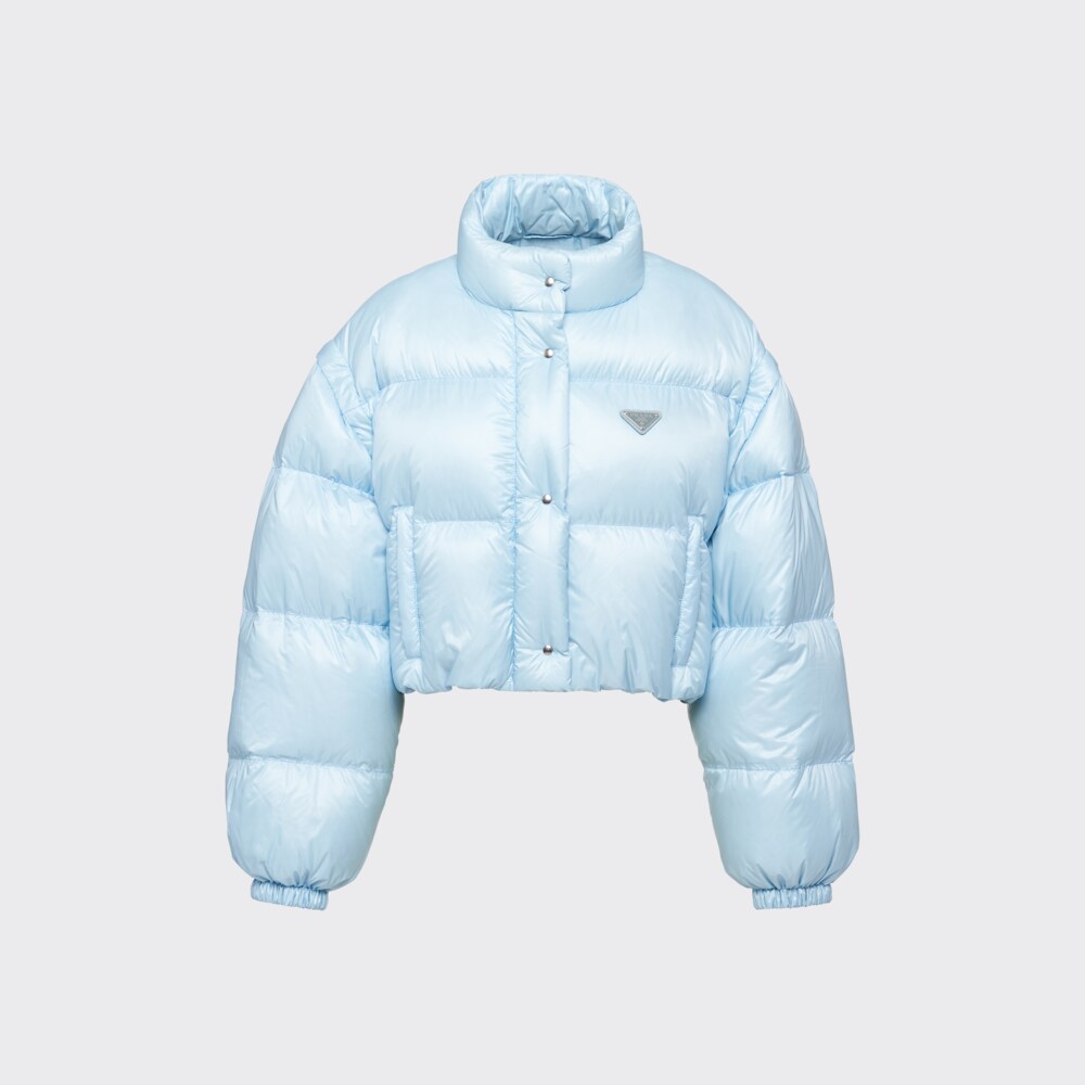Prada Re-Nylon短款正反两穿羽绒夹克 1