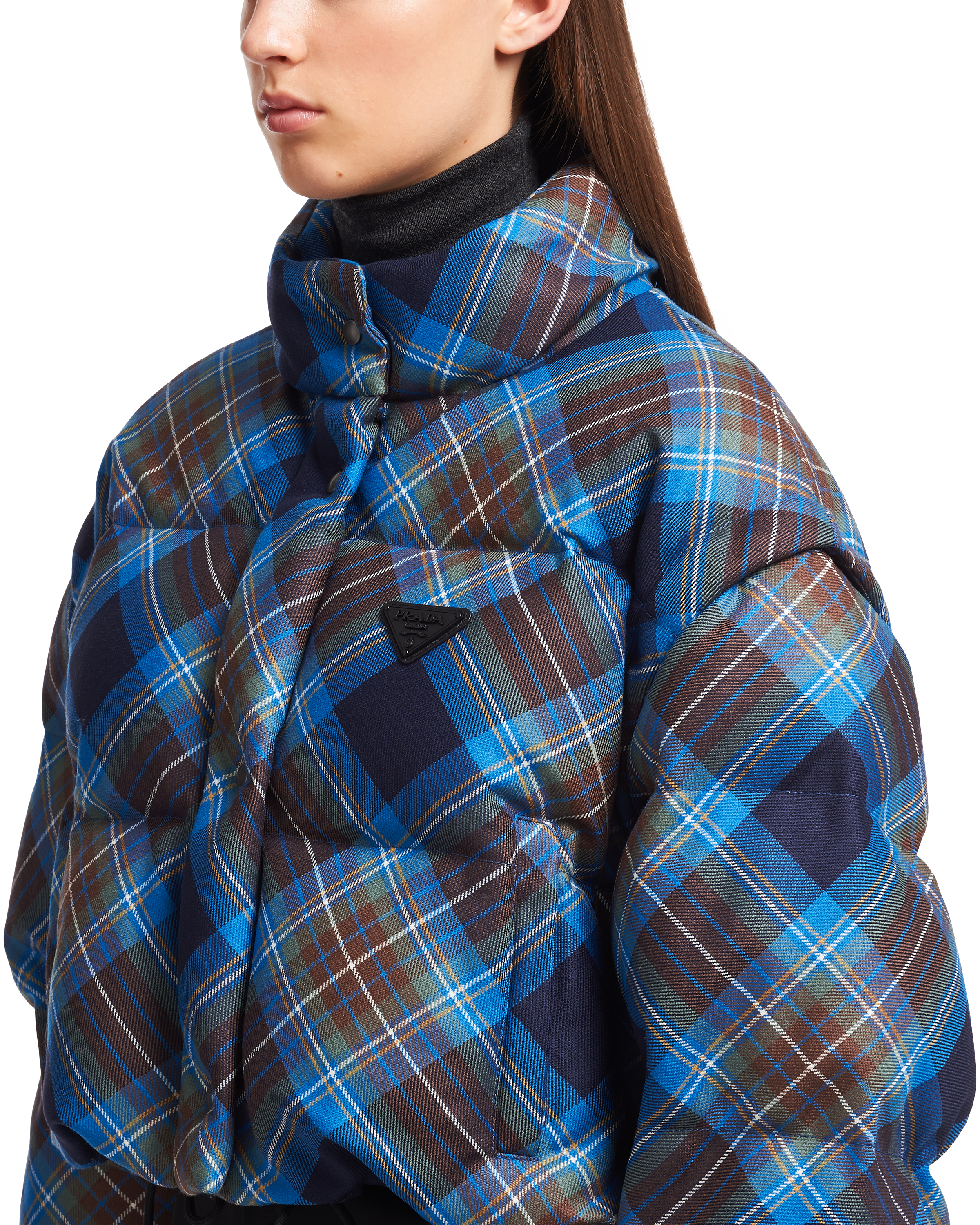 tartan puffer