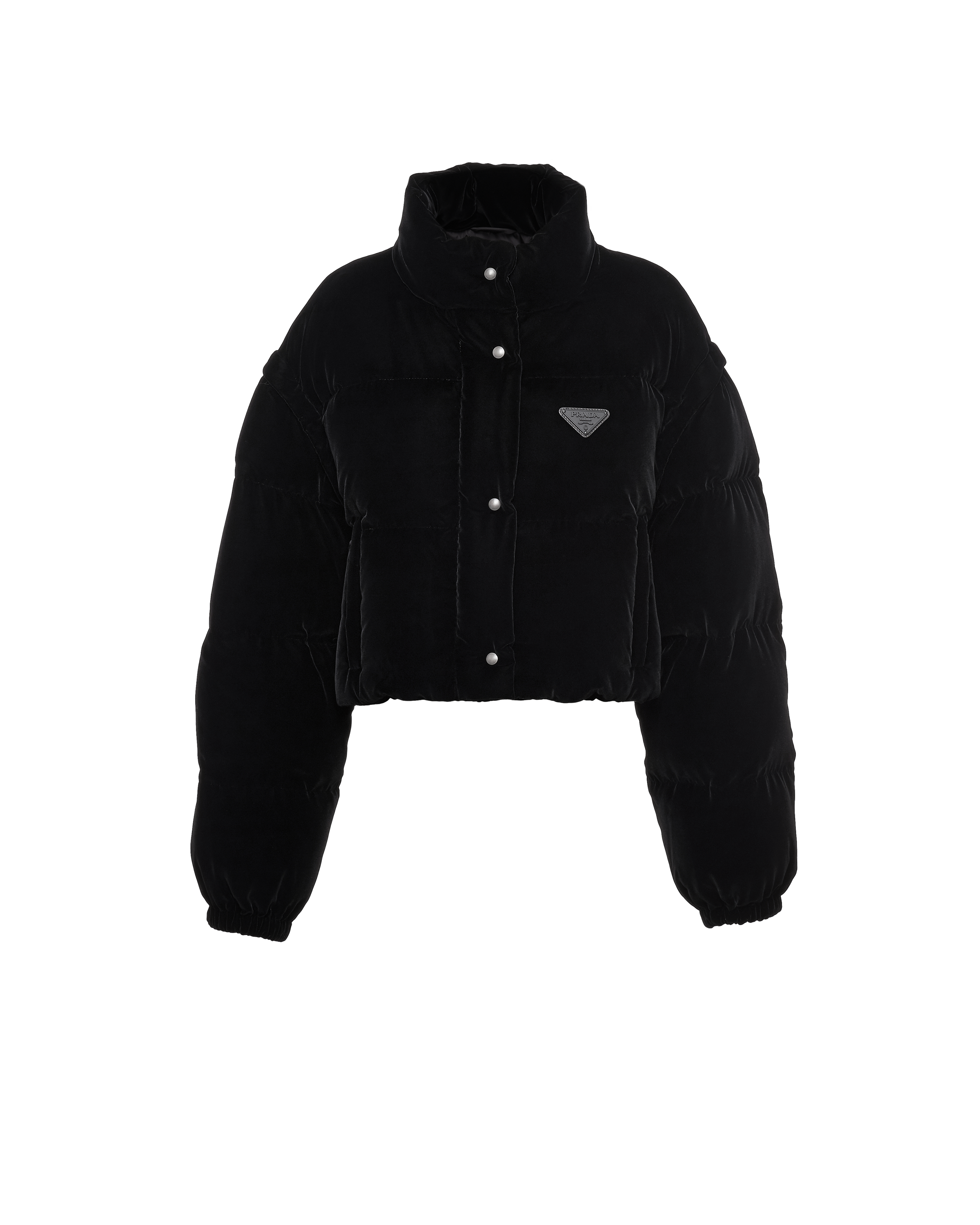 Prada black puffer new arrivals coat