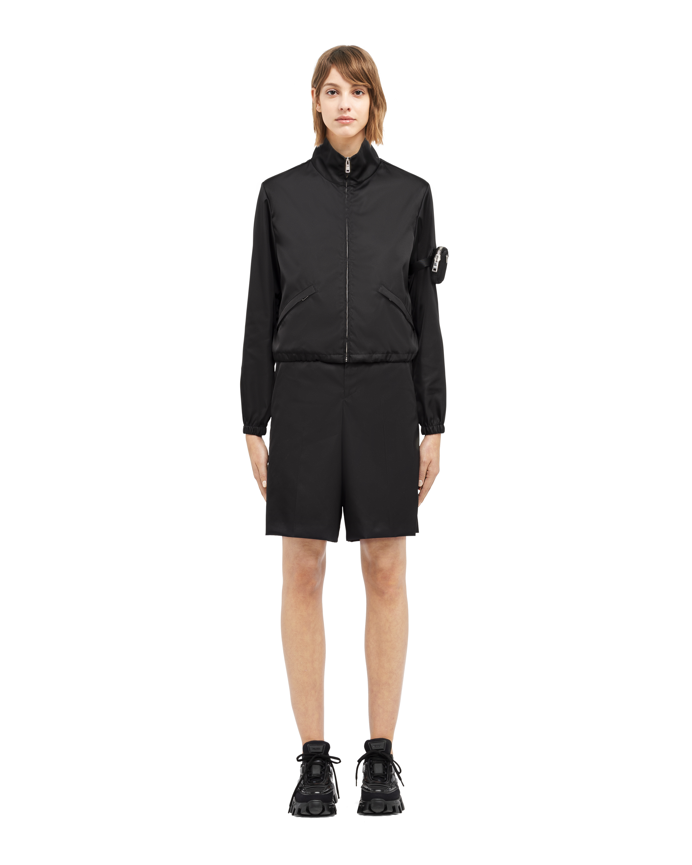 prada gabardine anorak