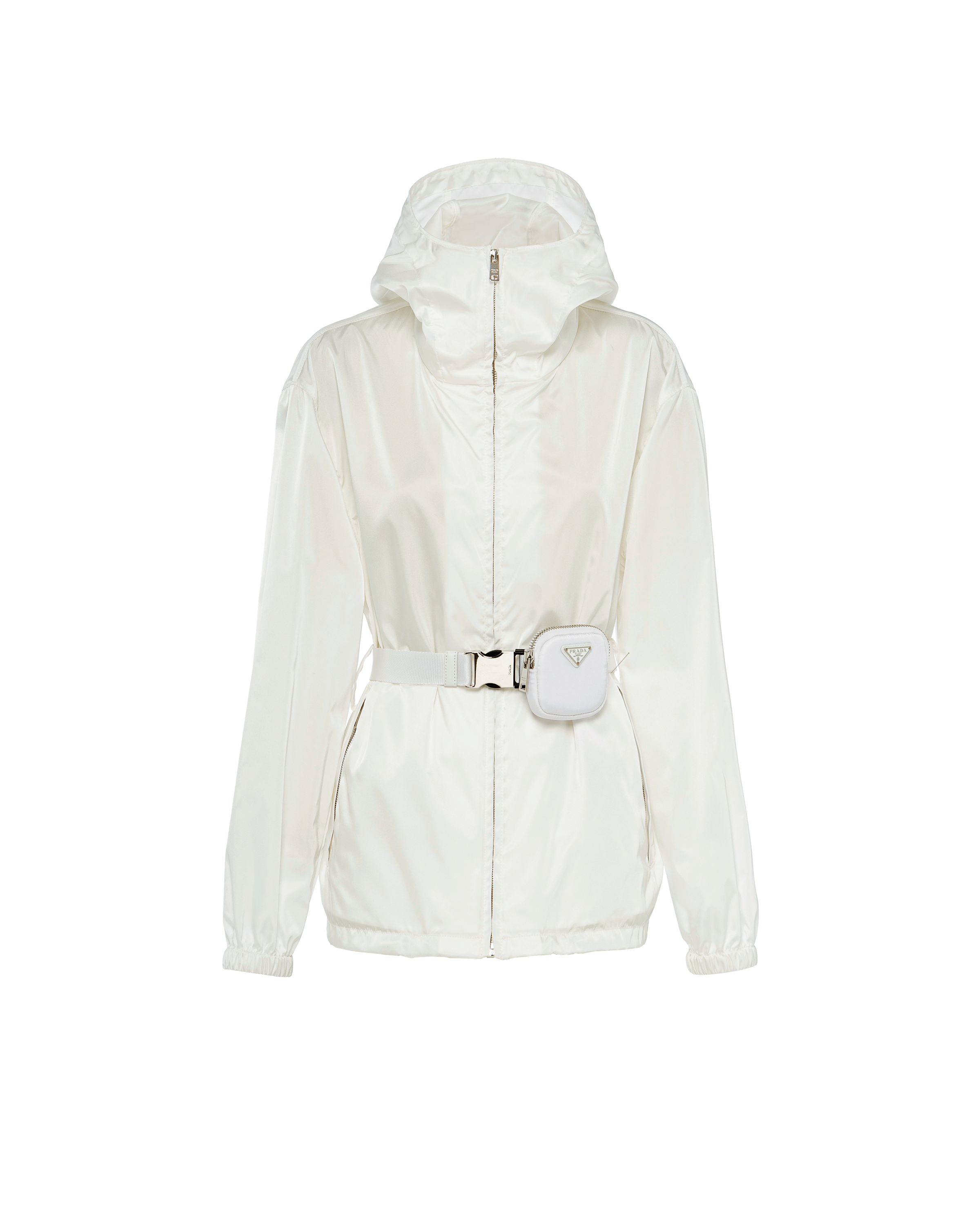 white nylon jacket womens