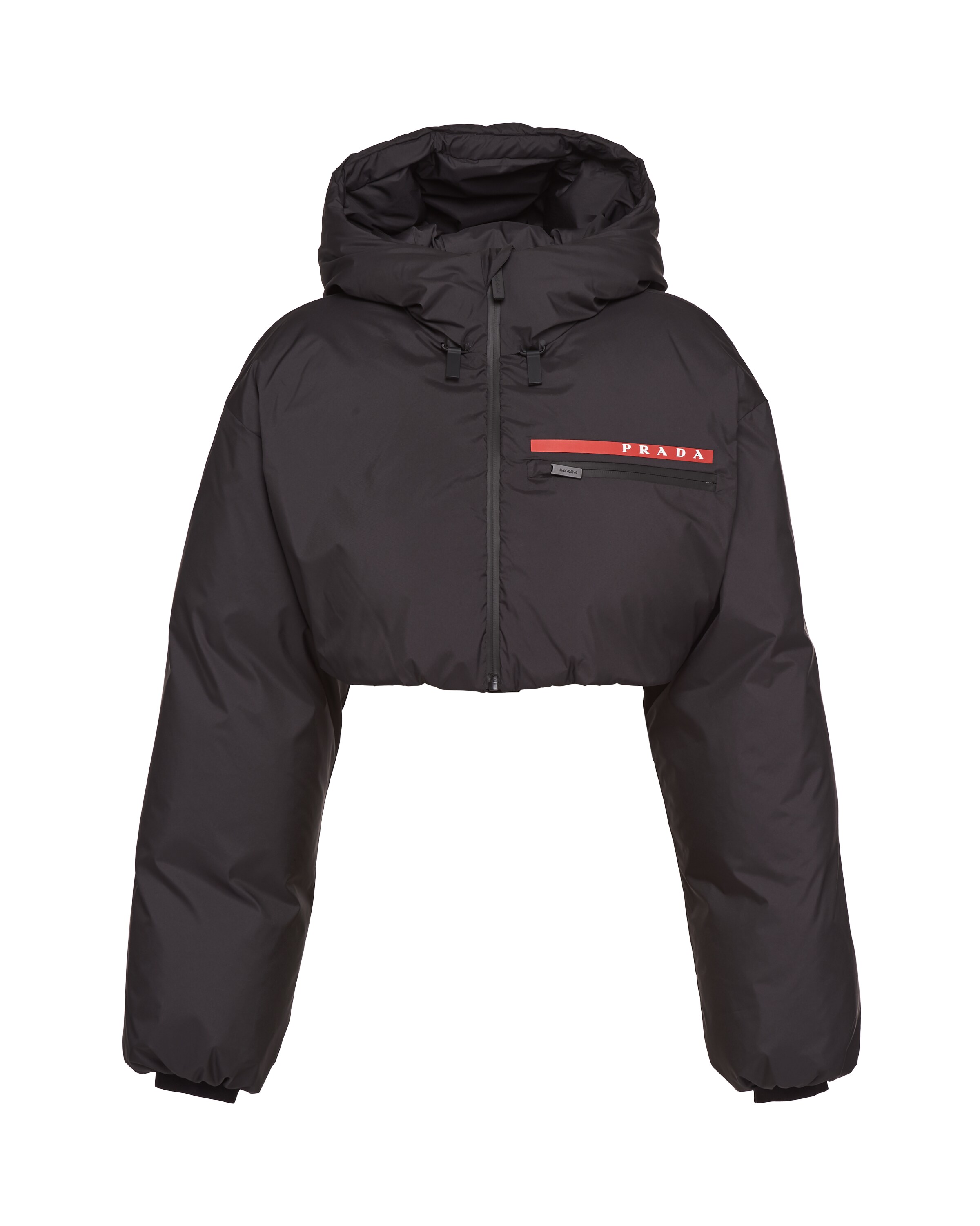 Light Polyester cropped puffer jacket Prada