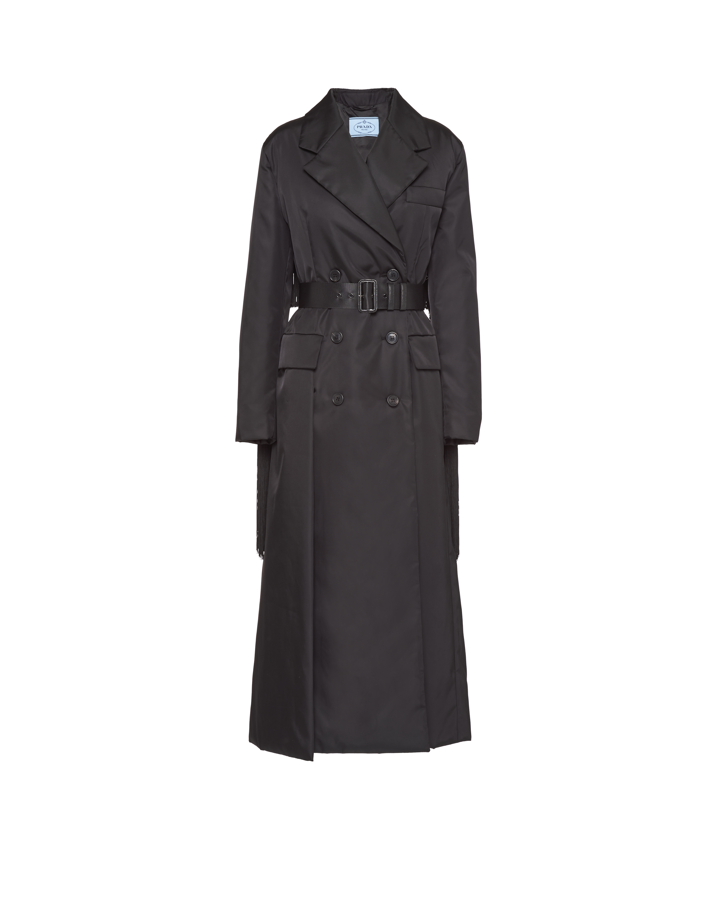 Double-breasted Re-Nylon Gabardine raincoat | Prada